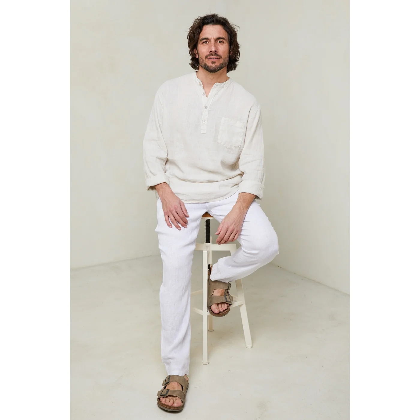 Tunique - Beige - Homme - Image 5