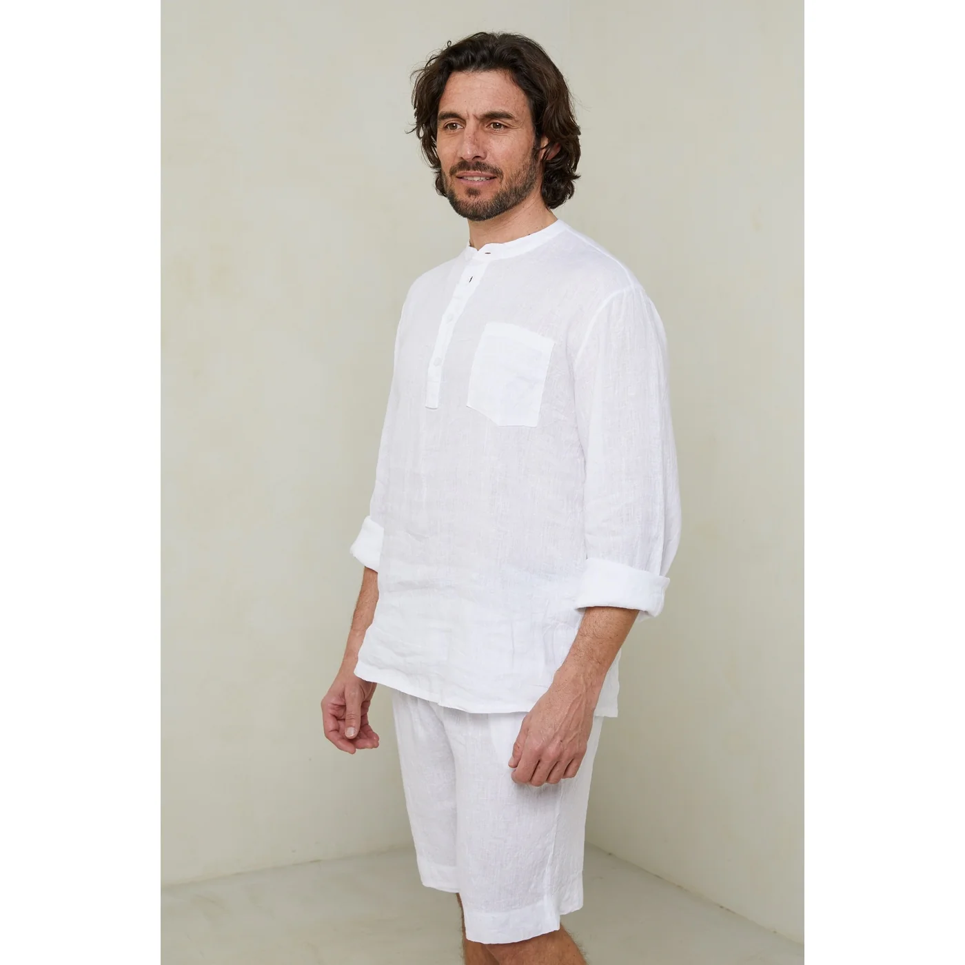 Tunique - Blanc - Homme - Image 4