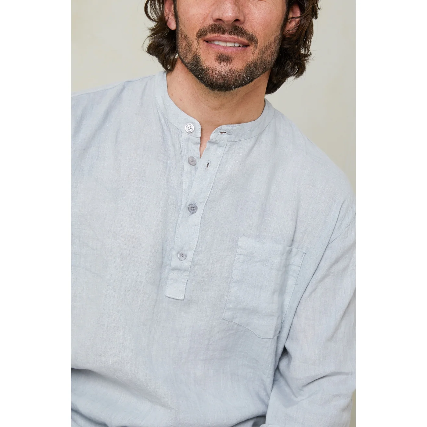 Tunique - Gris Clair - Homme - Image 4