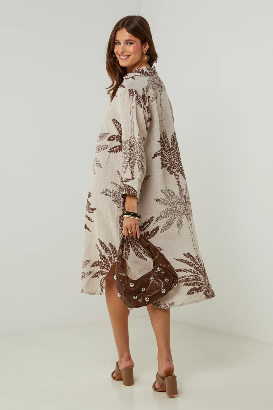 Robe - Beige - Femme - Image 2
