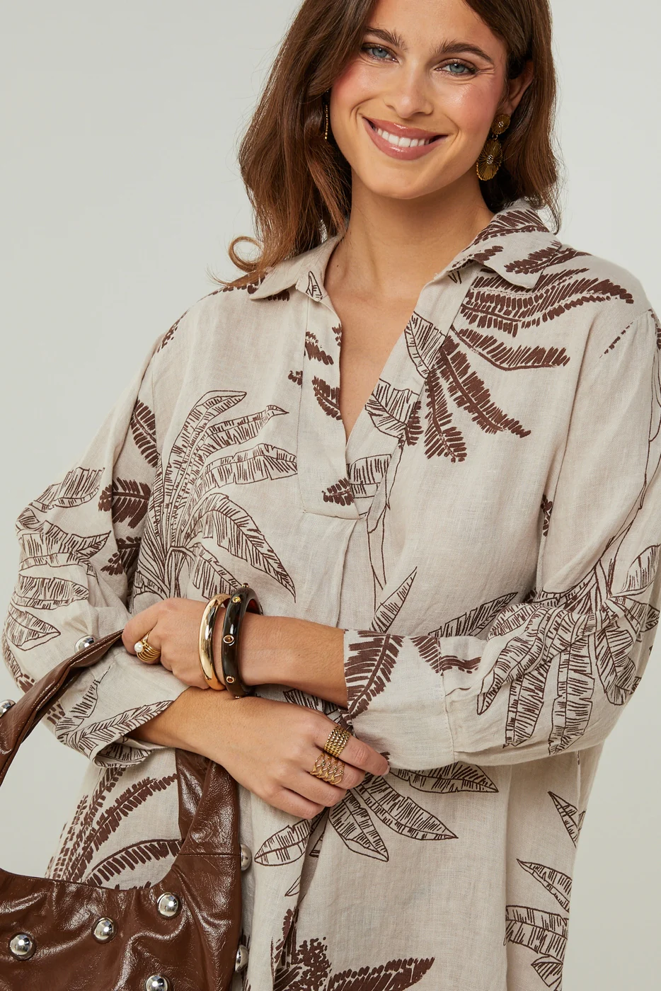 Robe - Beige - Femme - Image 3