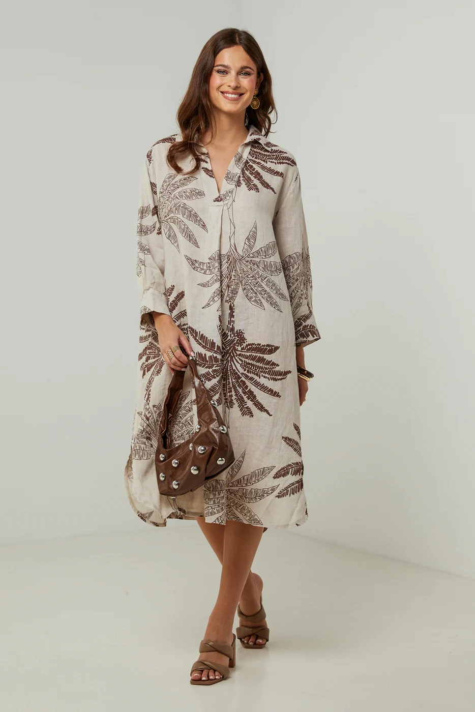 Robe - Beige - Femme - Image 4