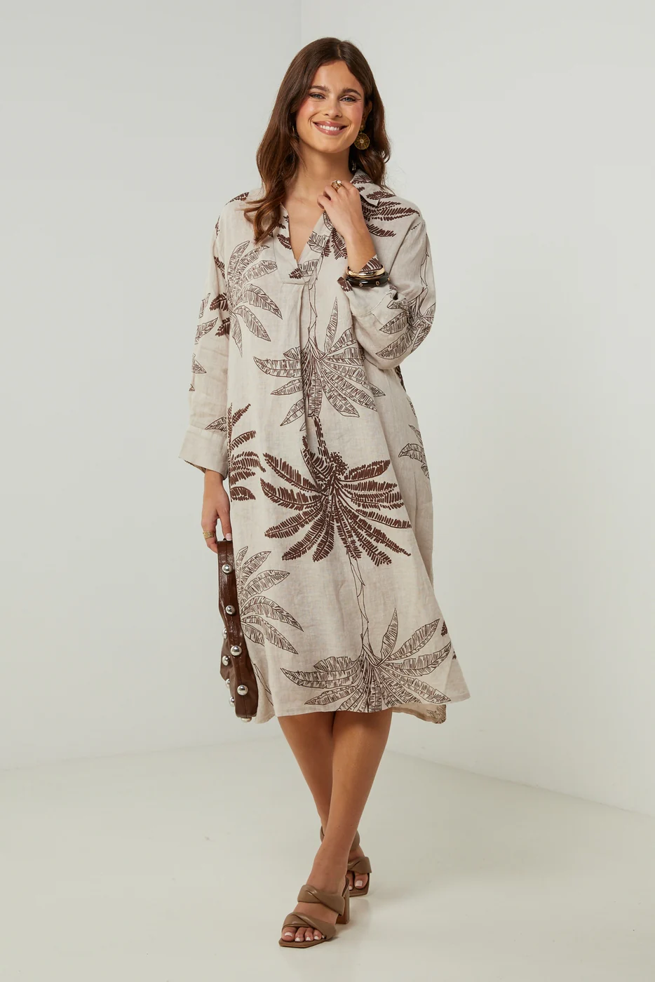 Robe - Beige - Femme - Image 5