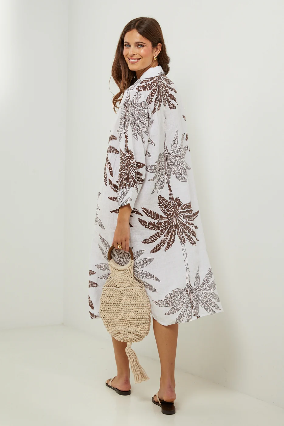 Robe - Blanc - Femme - Image 2