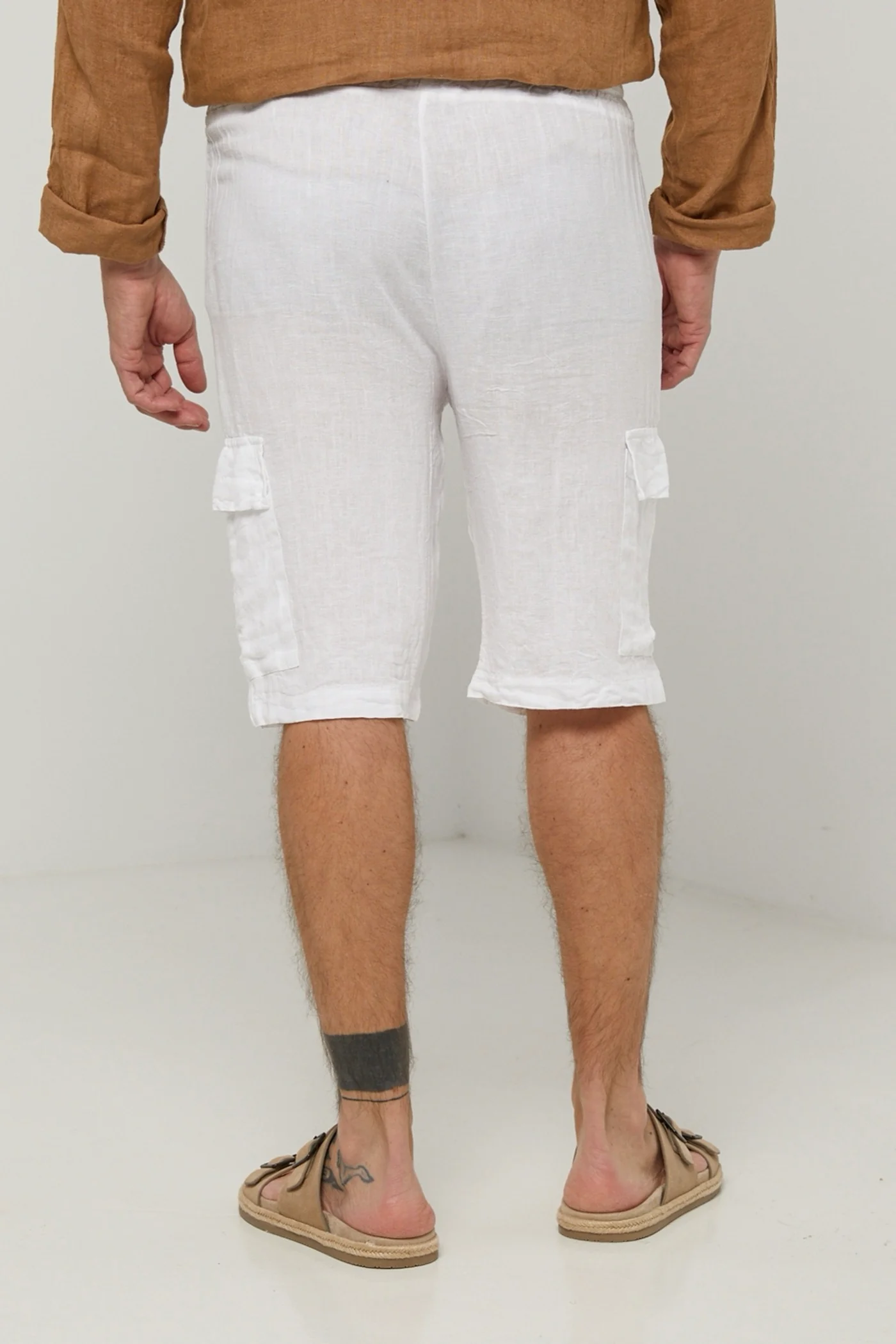 Short - Blanc - Homme - Image 3