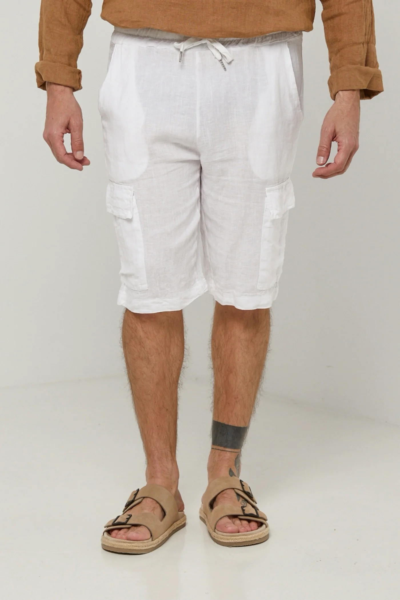 Short - Blanc - Homme - Image 5