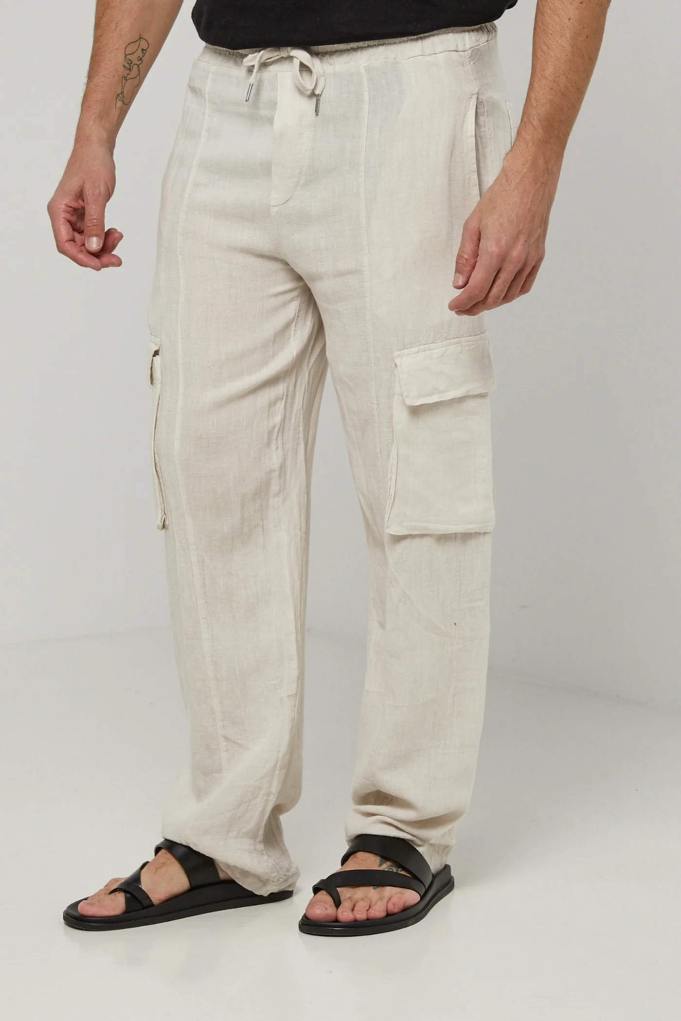 Pantalon - Beige - Homme - Image 4