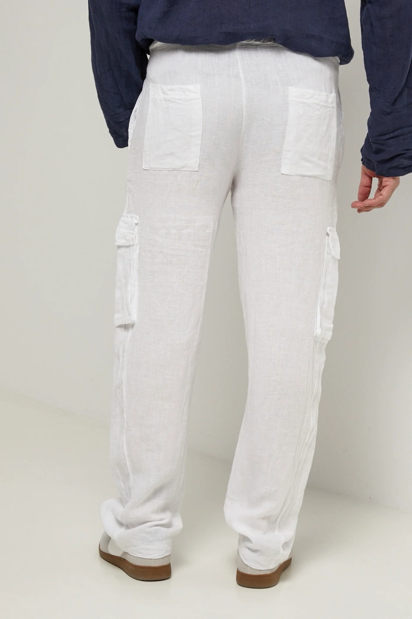 Pantalon - Blanc - Homme - Image 3