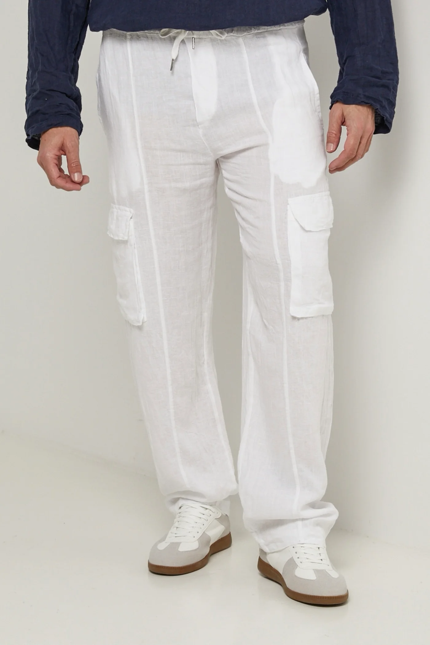 Pantalon - Blanc - Homme - Image 5