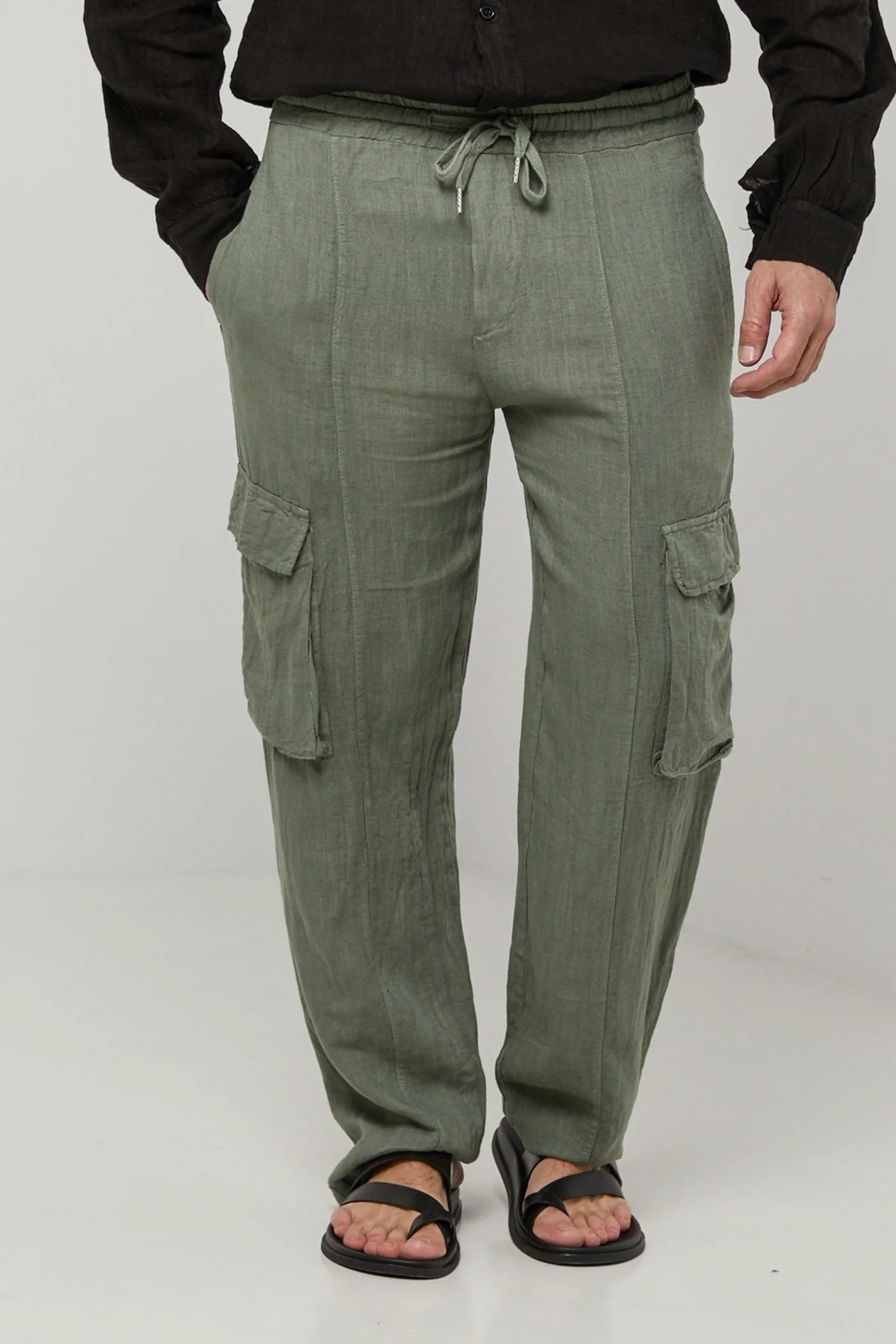 Pantalon - Kaki - Homme - Image 5