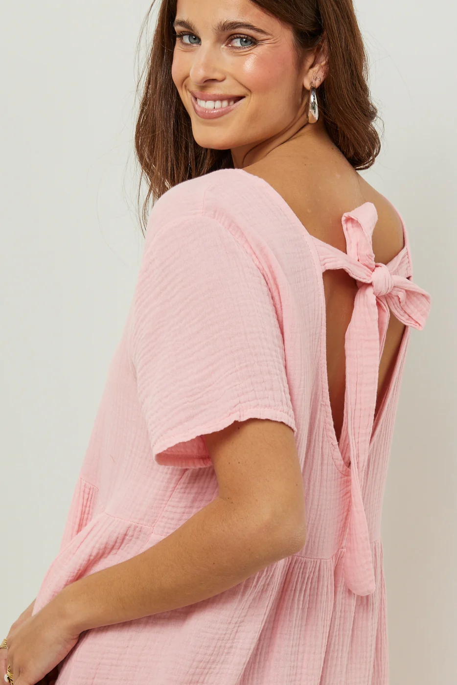 Robe - Rose - Femme - Image 2