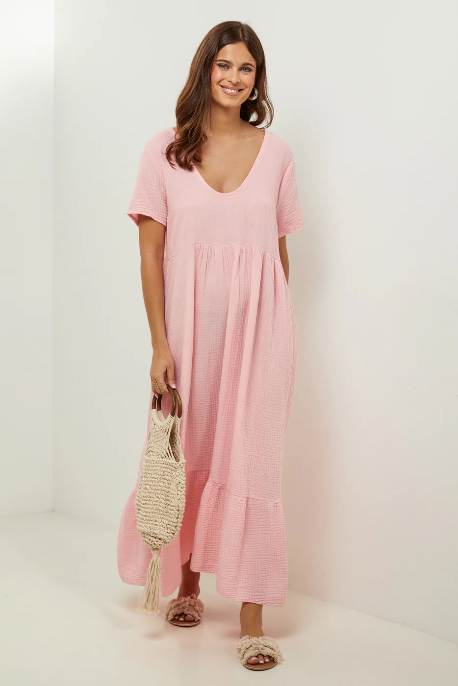 Robe - Rose - Femme - Image 3