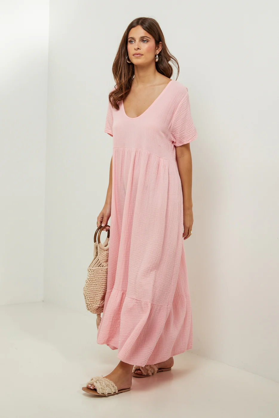 Robe - Rose - Femme - Image 4