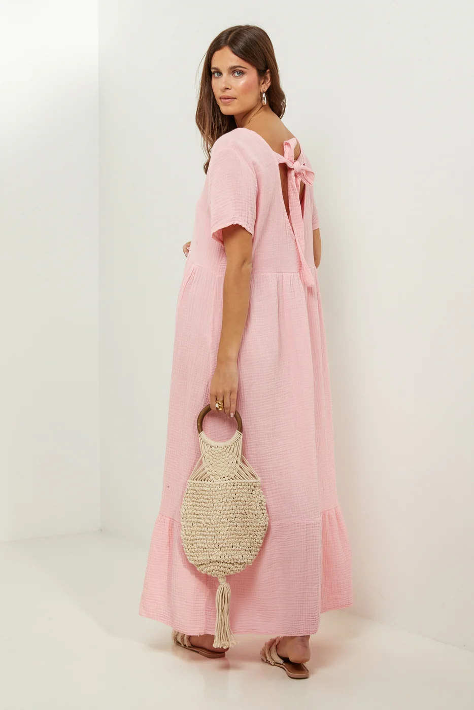 Robe - Rose - Femme - Image 5
