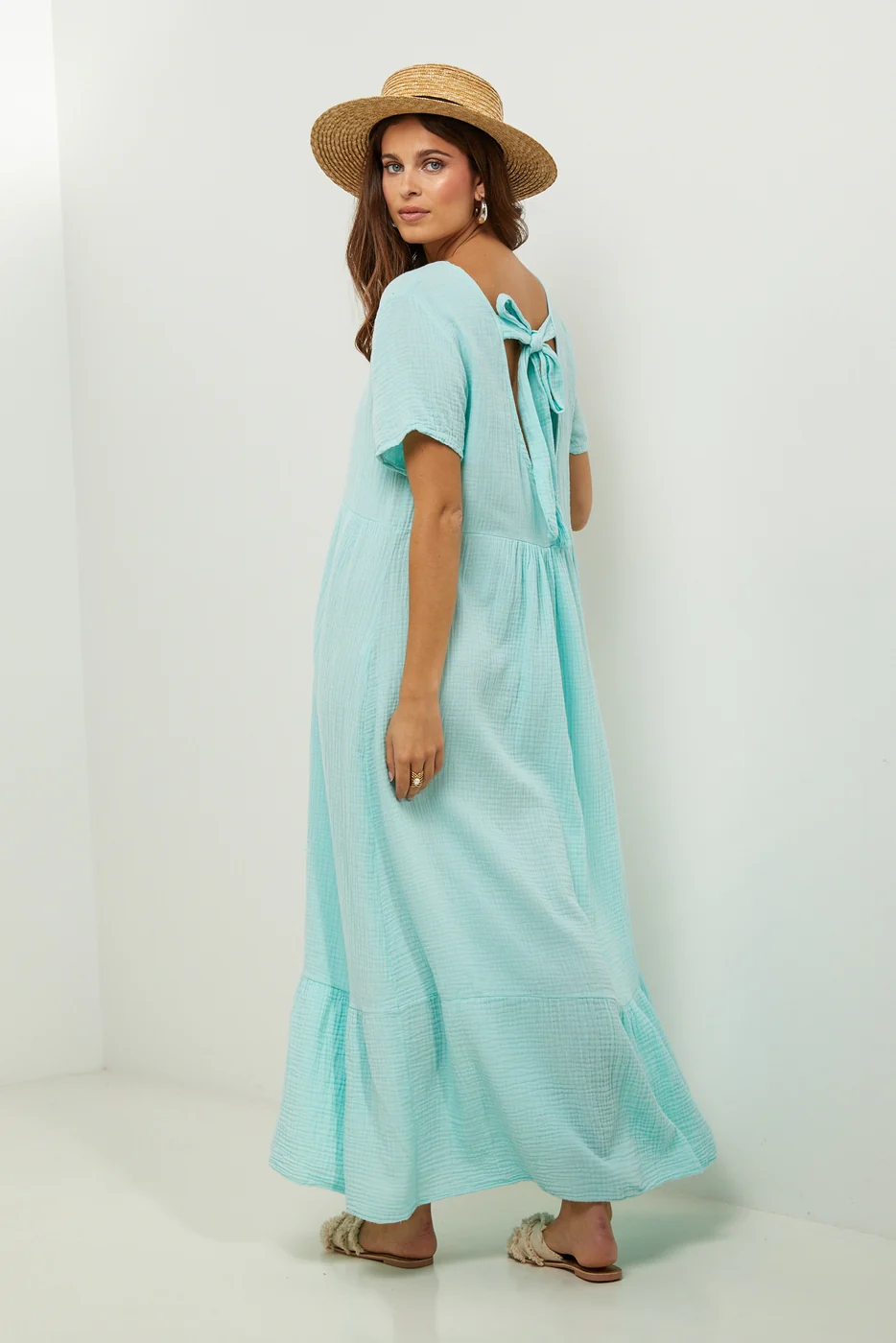 Robe - Vert D'eau - Femme - Image 5