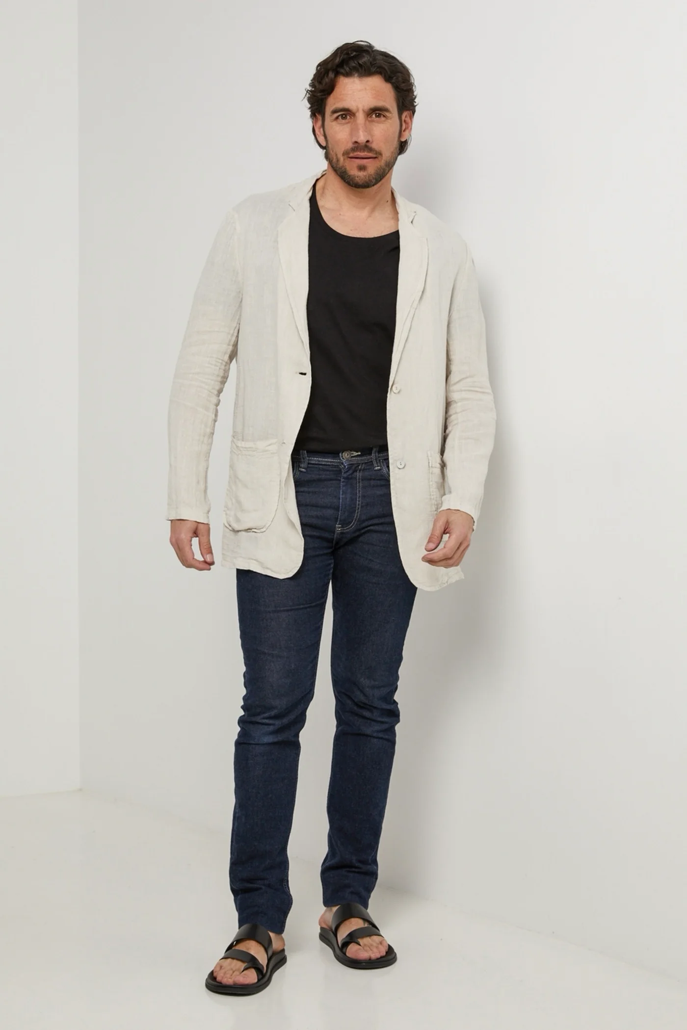 Veste - Beige - Homme - Image 2