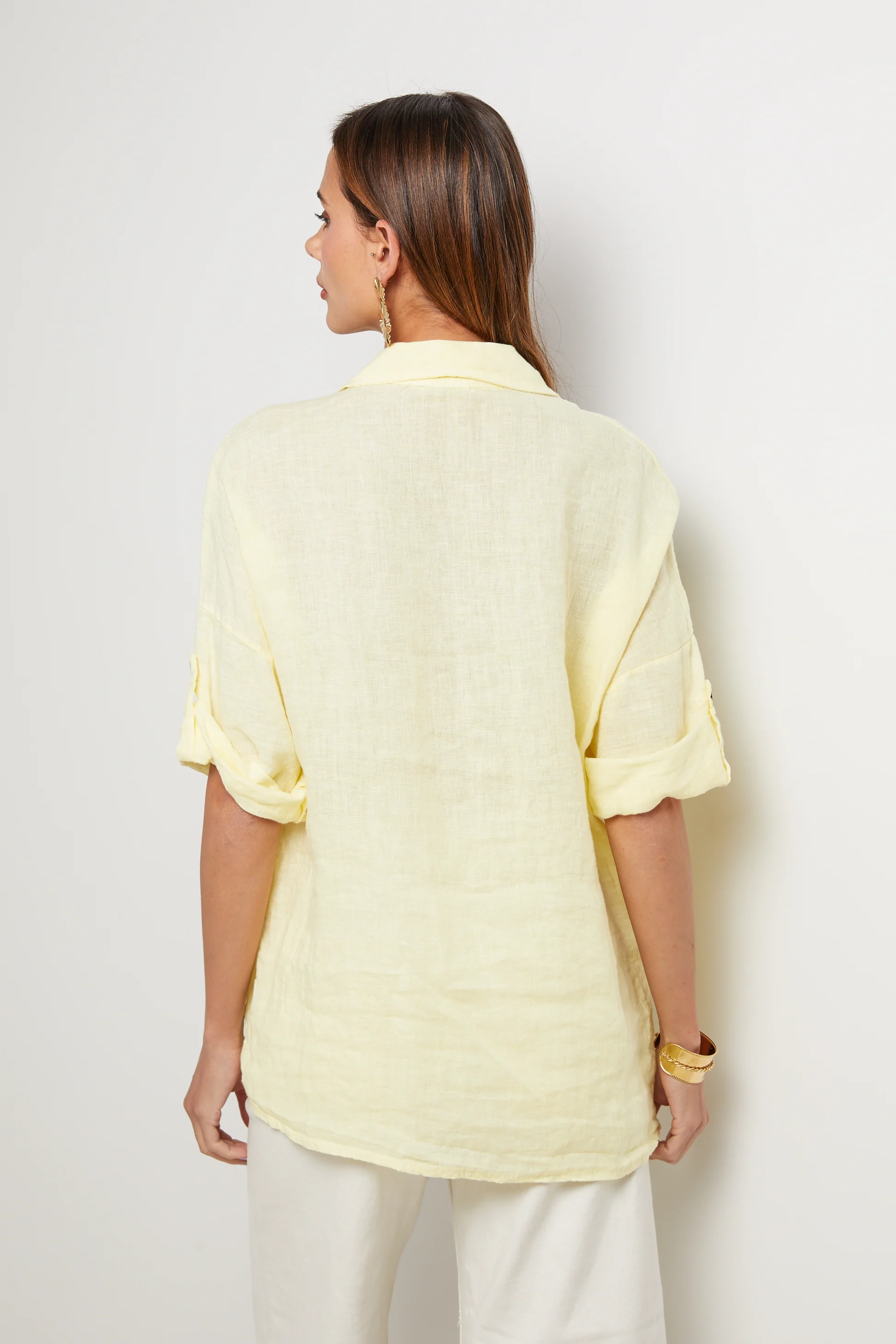 Chemise - Jaune - Femme - Image 3