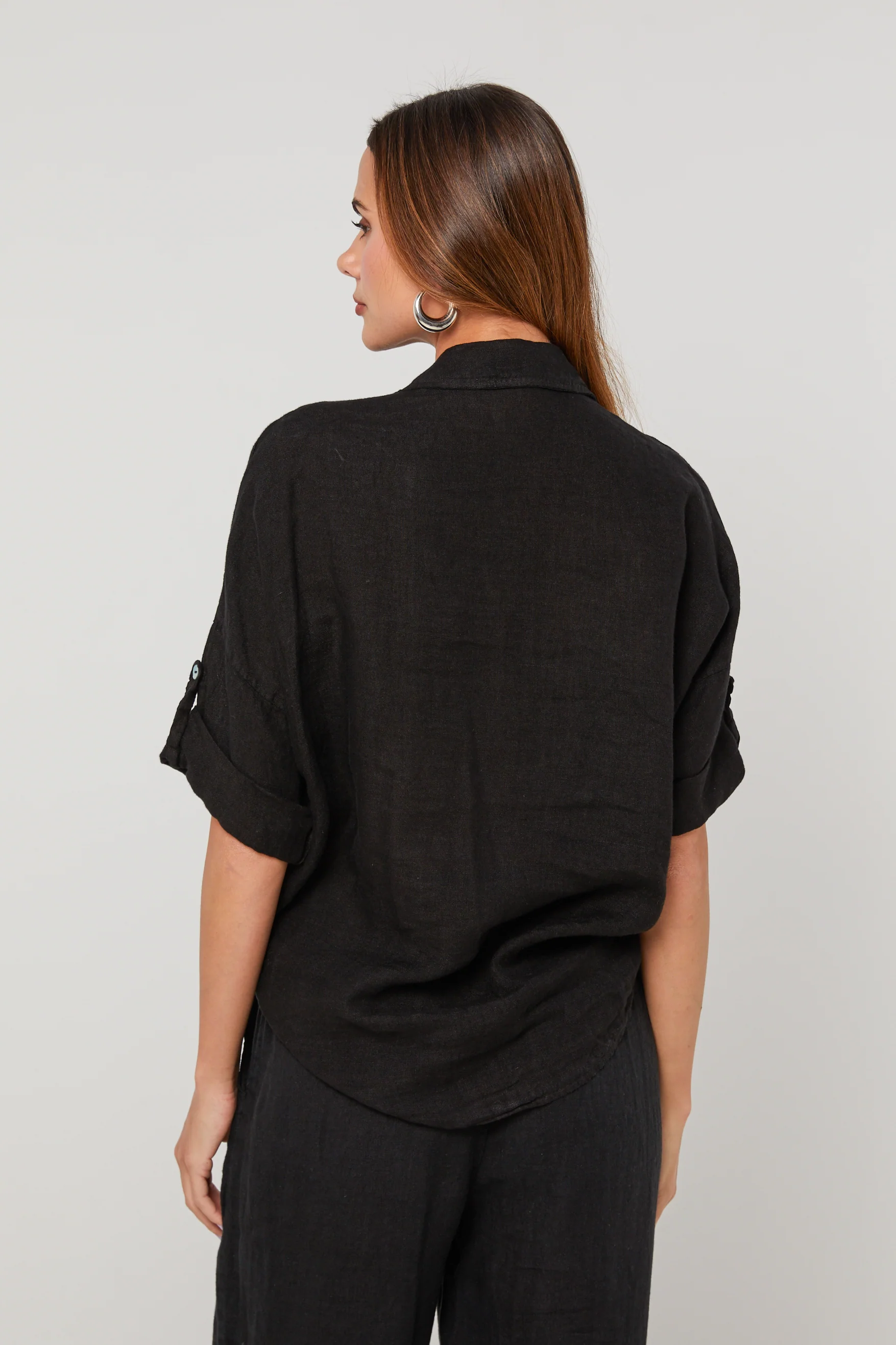 Chemise - Noir - Femme - Image 4