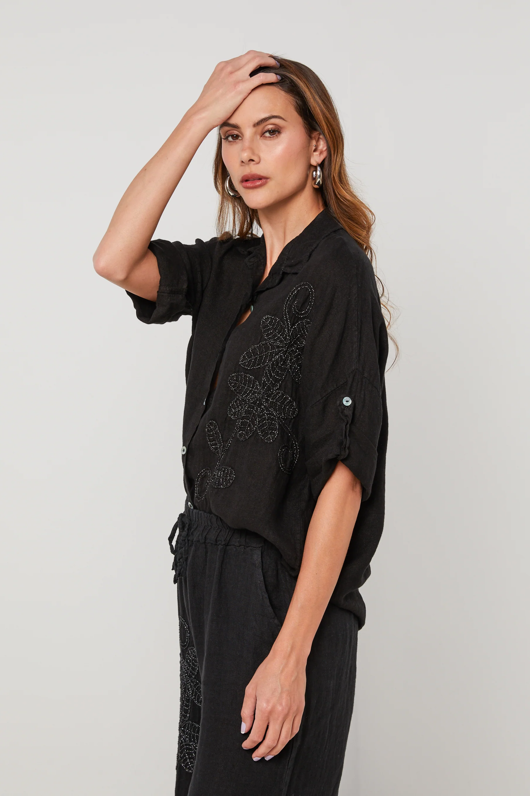 Chemise - Noir - Femme - Image 5