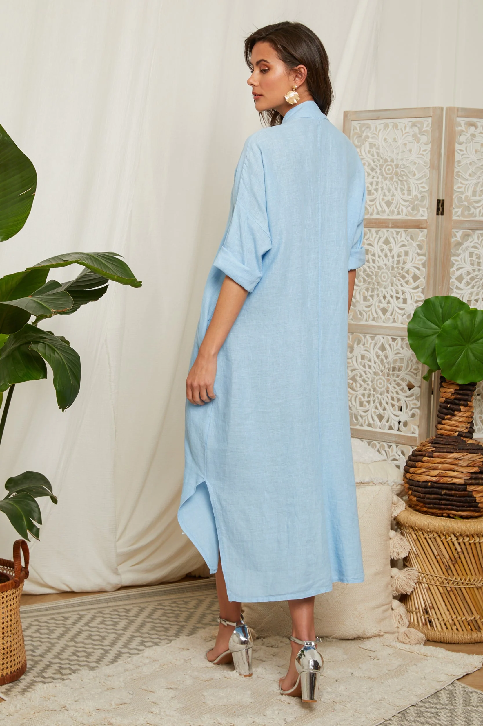 Robe - Ciel - Femme - Image 3