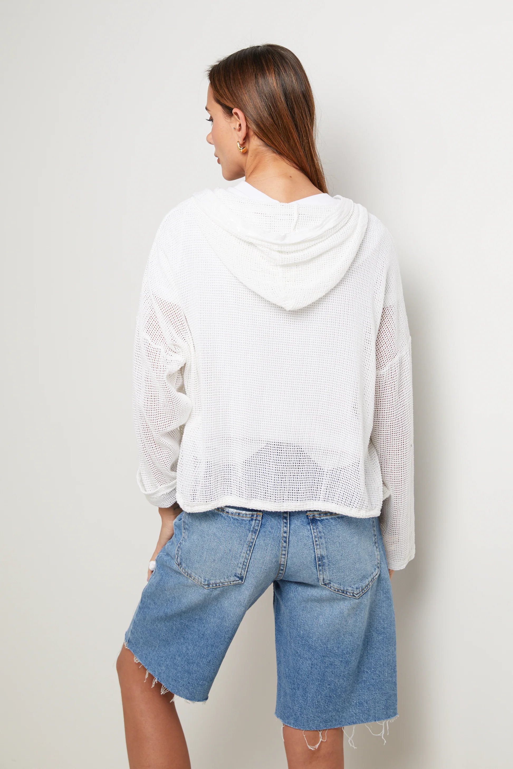 Gilet - Blanc - Femme - Image 3