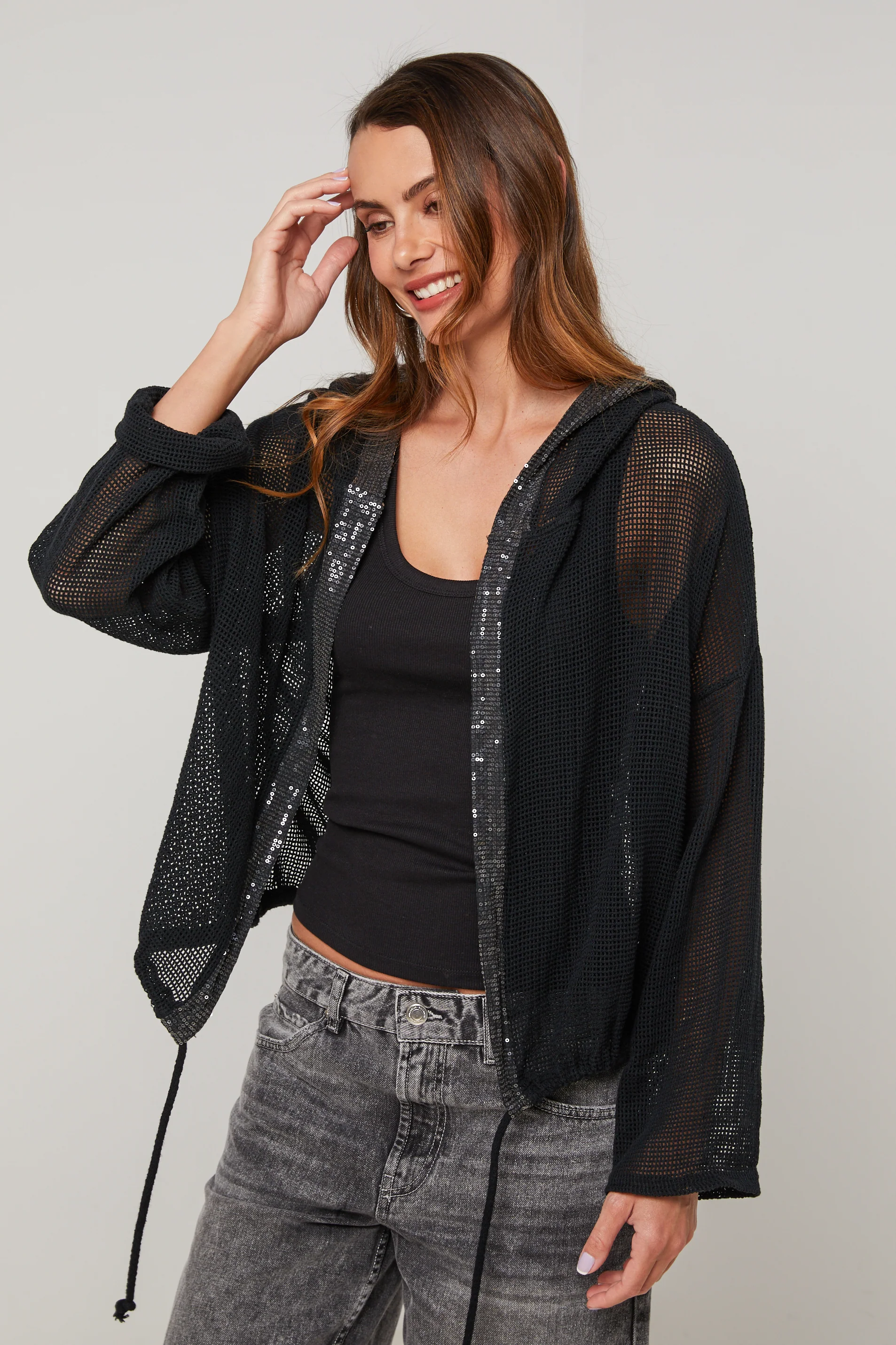 Gilet - Noir - Femme - Image 4