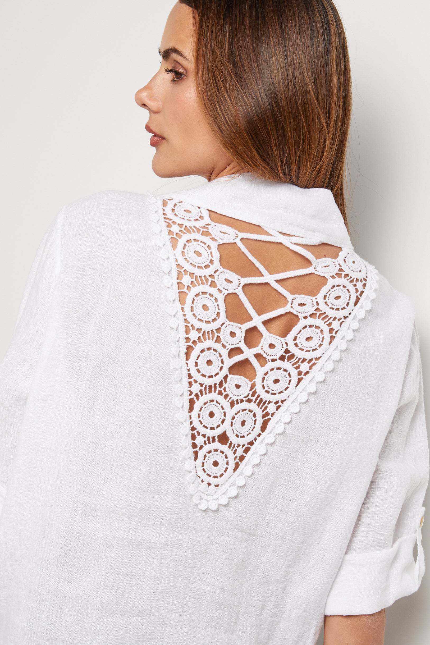 Chemise - Blanc - Femme - Image 2