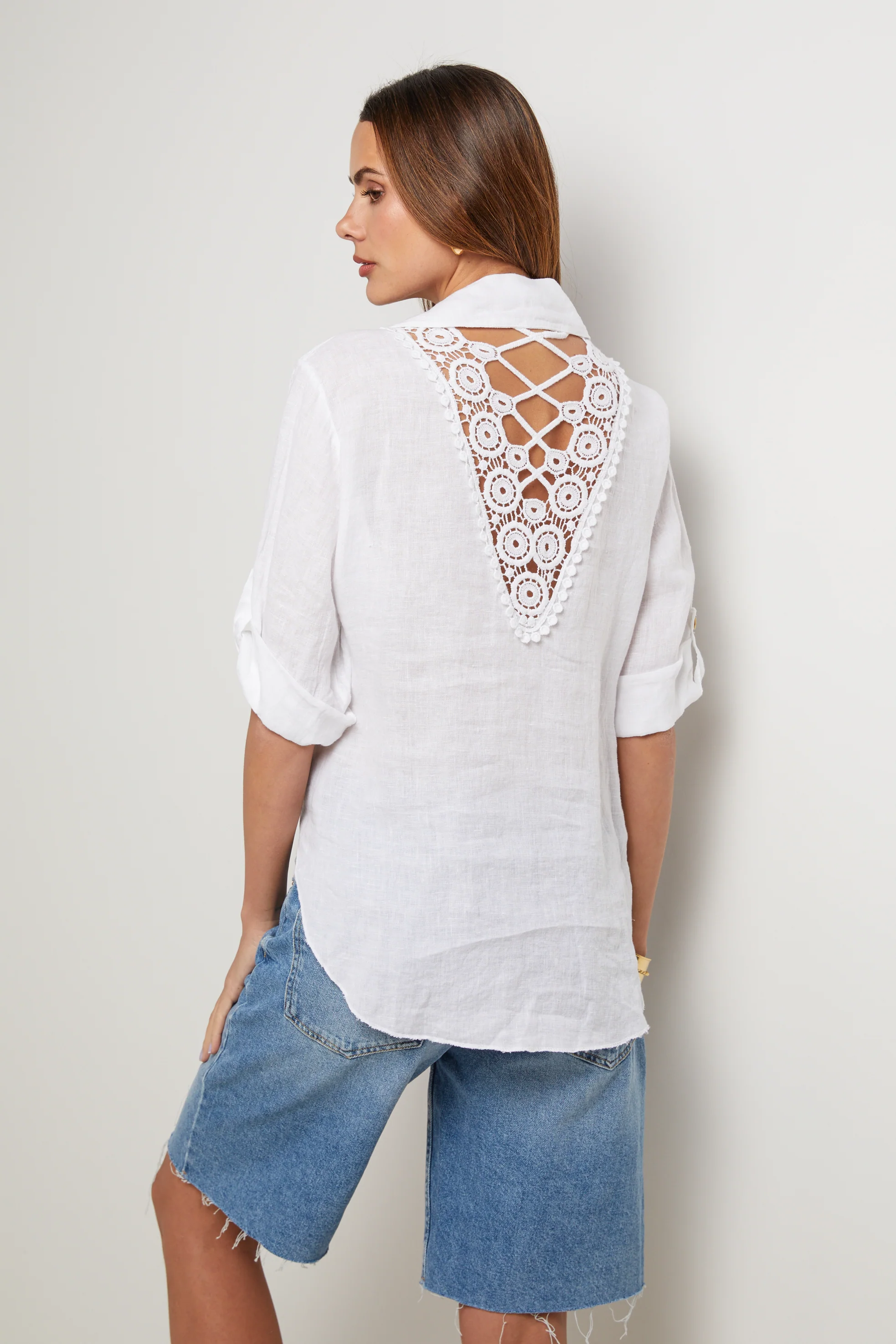 Chemise - Blanc - Femme - Image 3