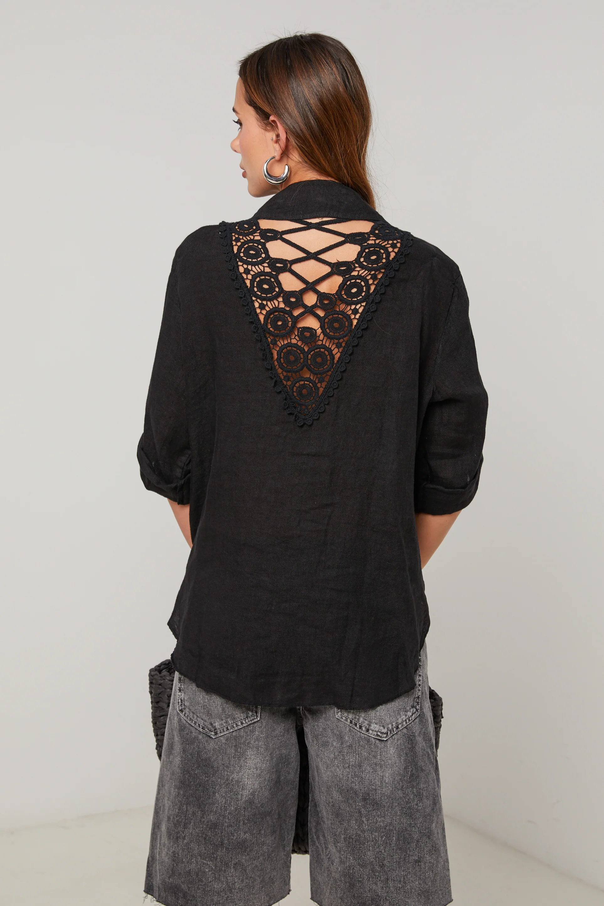Chemise - Noir - Femme - Image 3