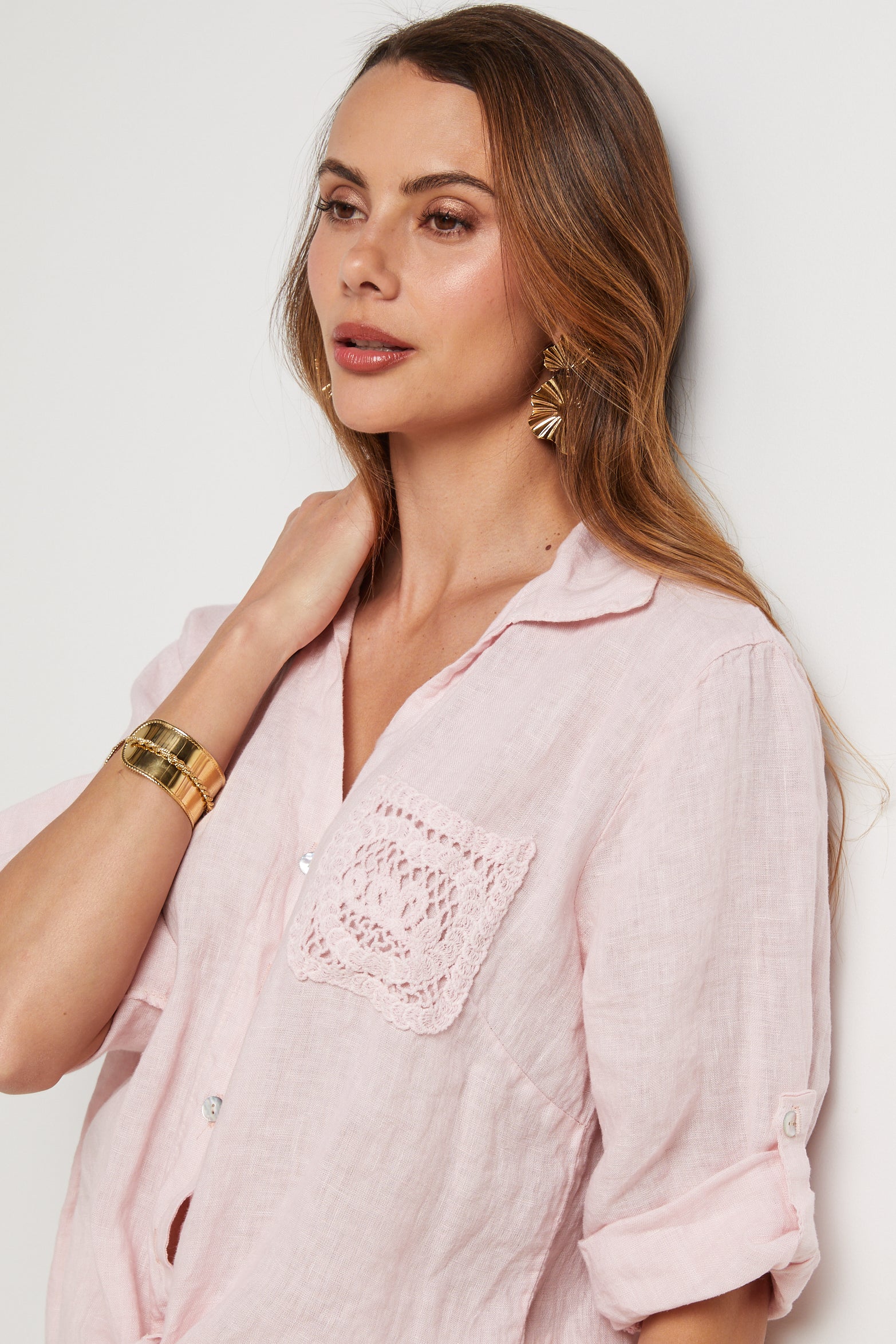 Chemise - Rose - Femme - Image 2