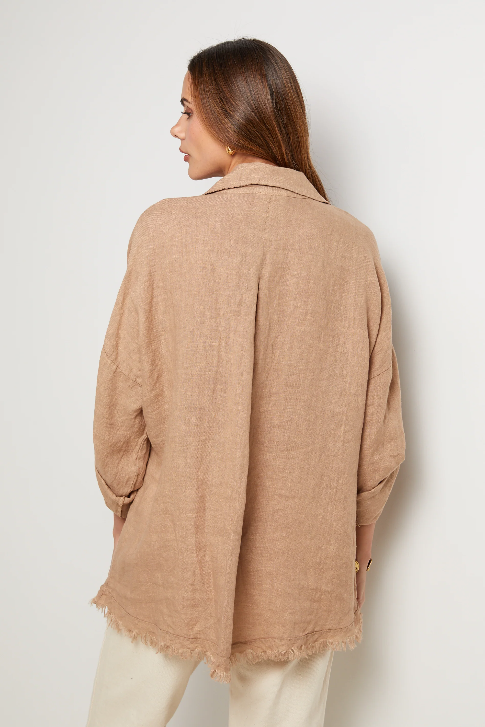 Chemise - Camel - Femme - Image 3