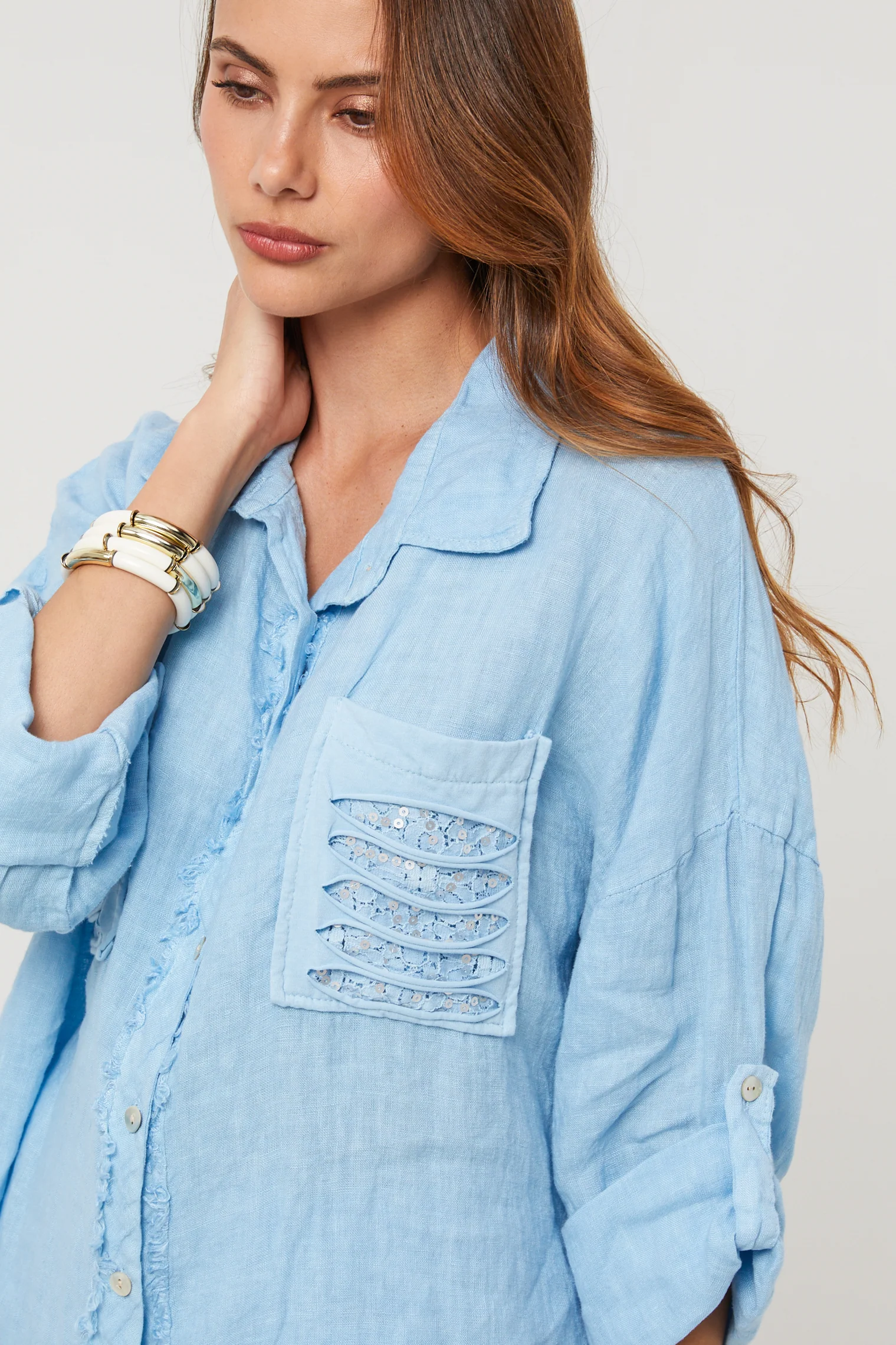 Chemise - Indigo - Femme - Image 2