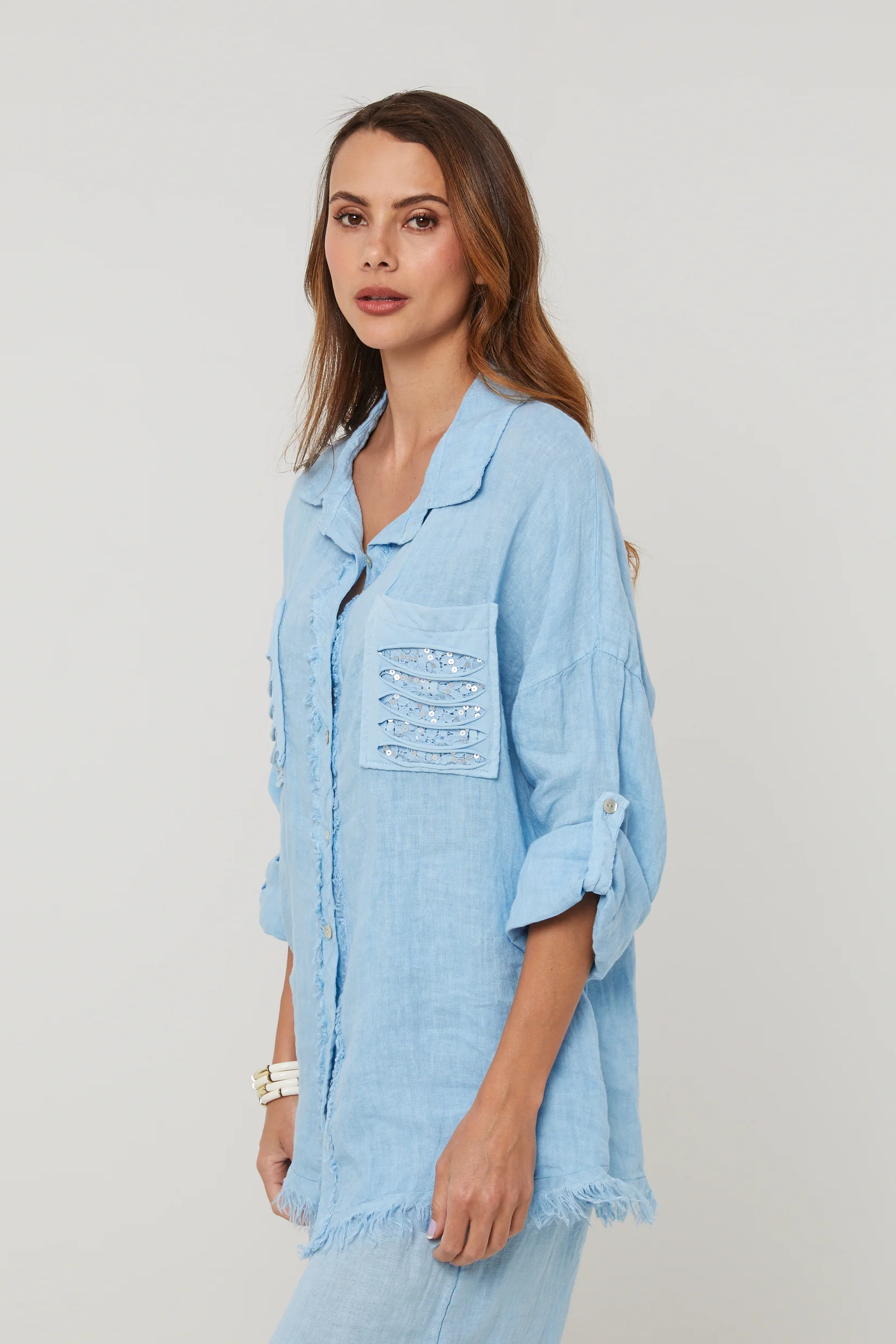 Chemise - Indigo - Femme - Image 4