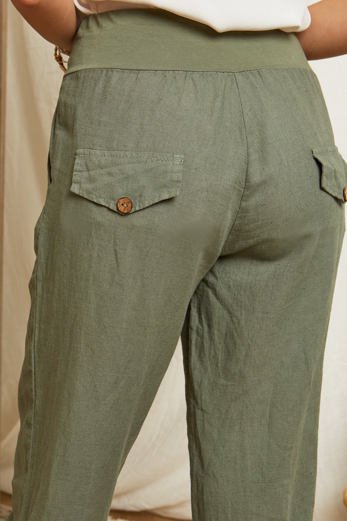 Pantalon - Kaki - Femme - Image 5