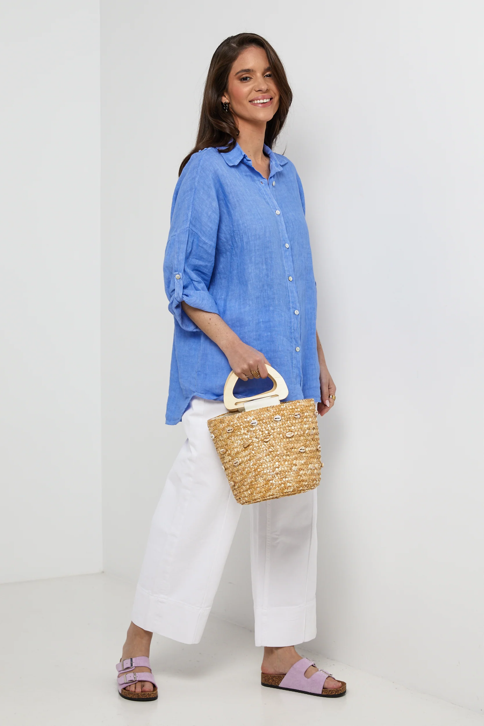 Chemise - Azur - Femme - Image 3