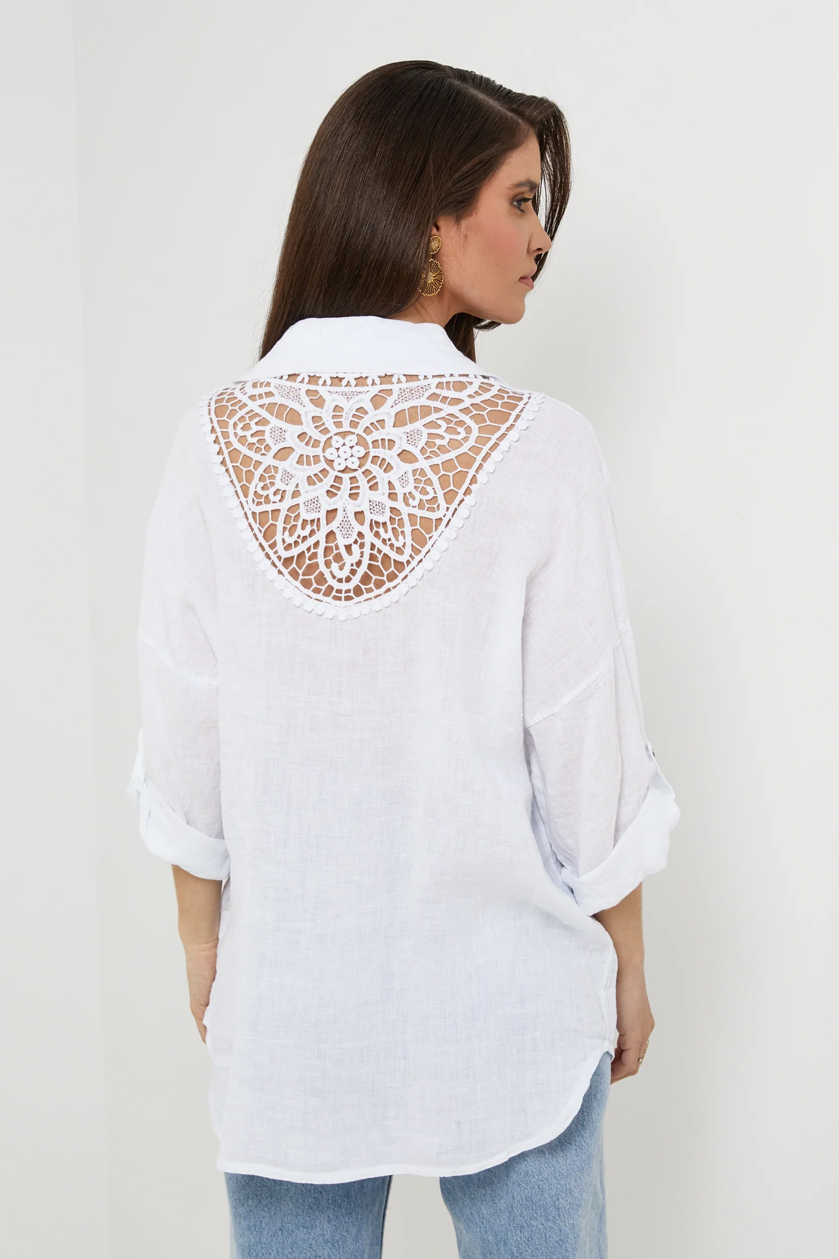 Chemise - Blanc - Femme - Image 2