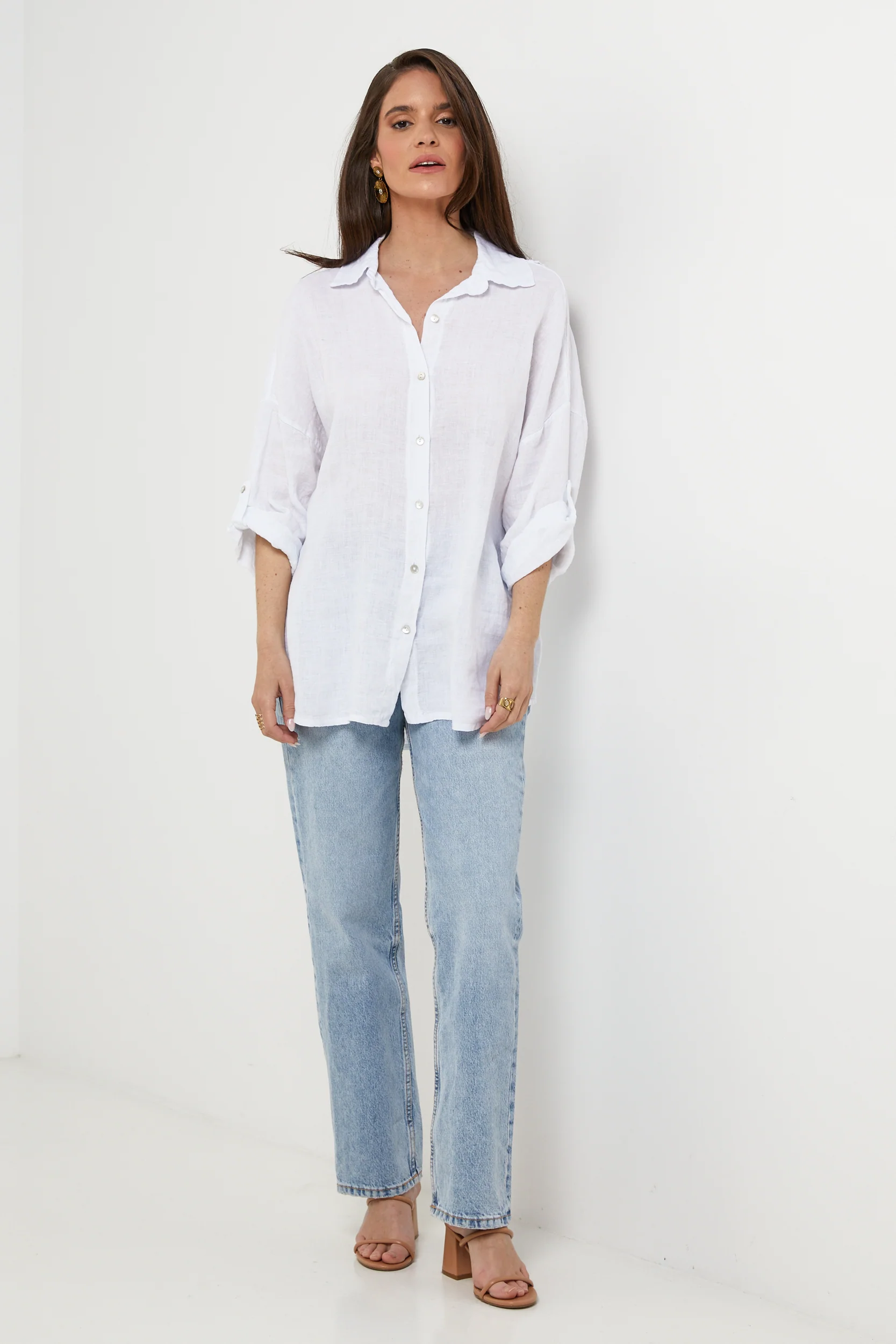Chemise - Blanc - Femme - Image 4