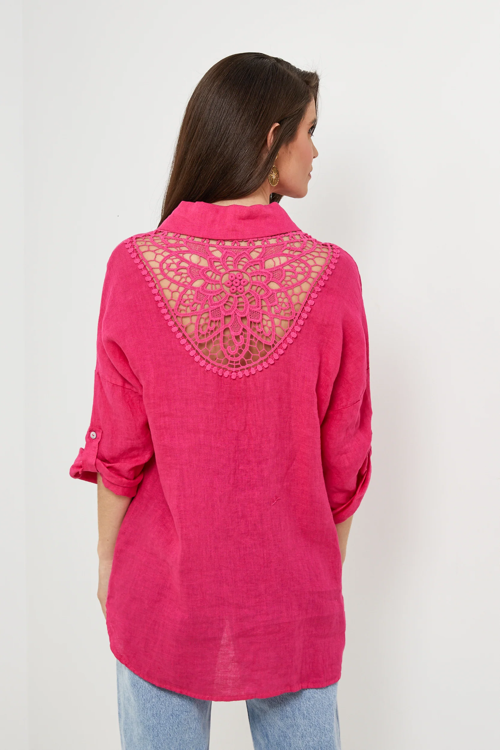 Chemise - Fushia - Femme - Image 2