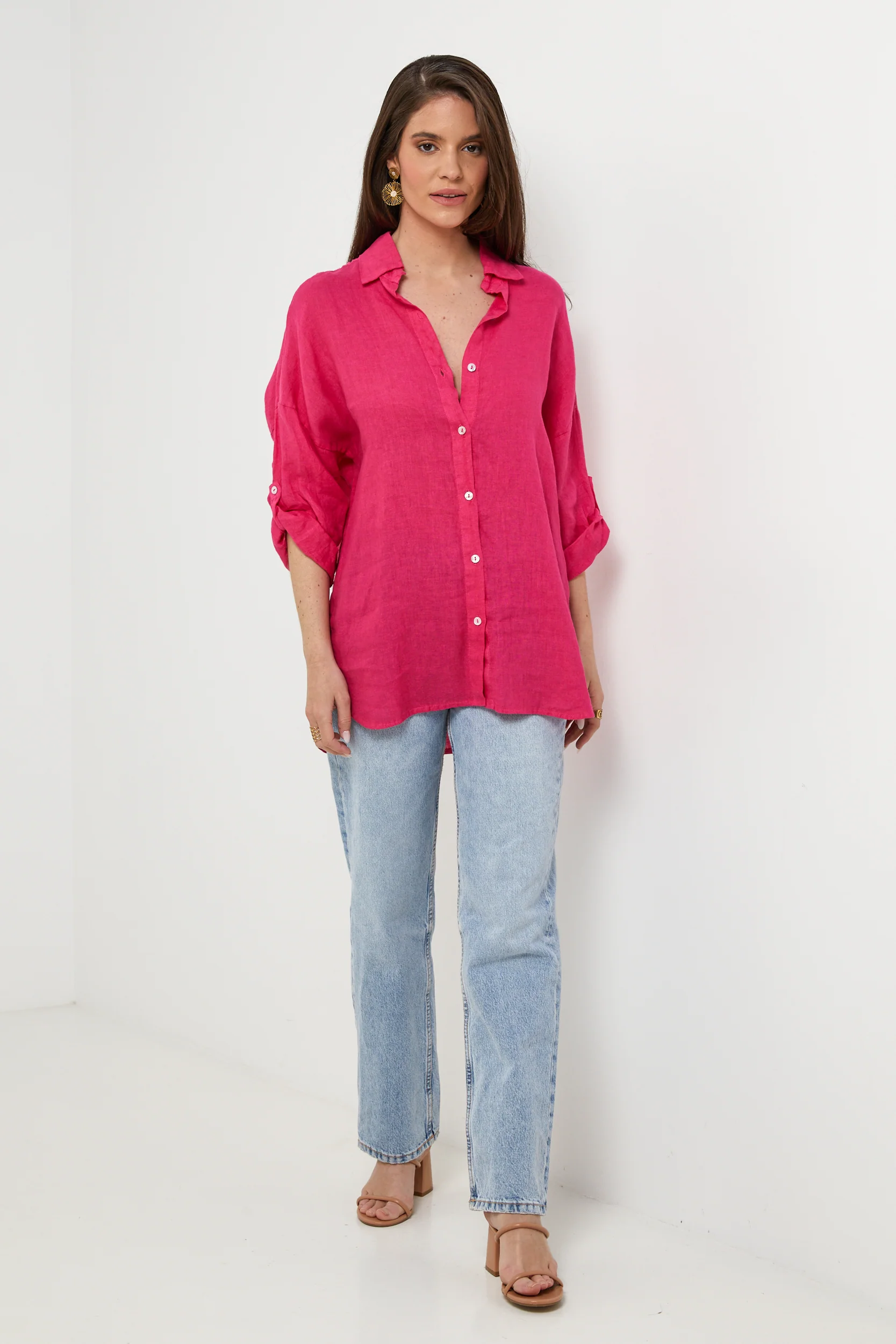 Chemise - Fushia - Femme - Image 3