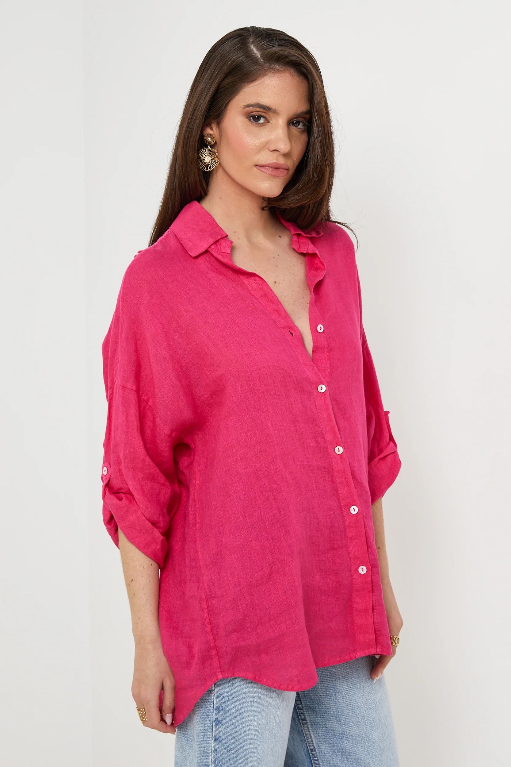 Chemise - Fushia - Femme - Image 4