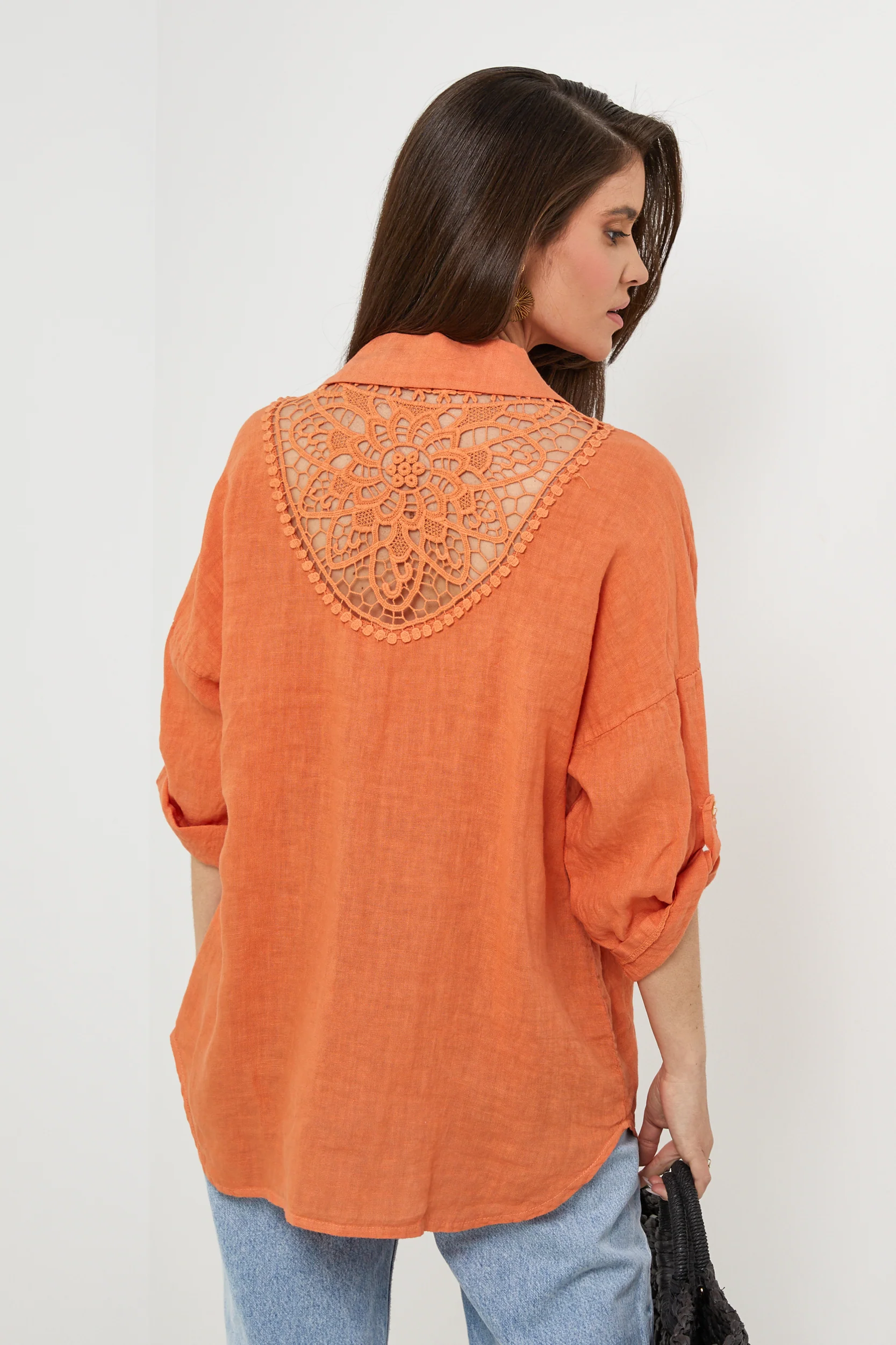 Chemise - Orange - Femme - Image 5