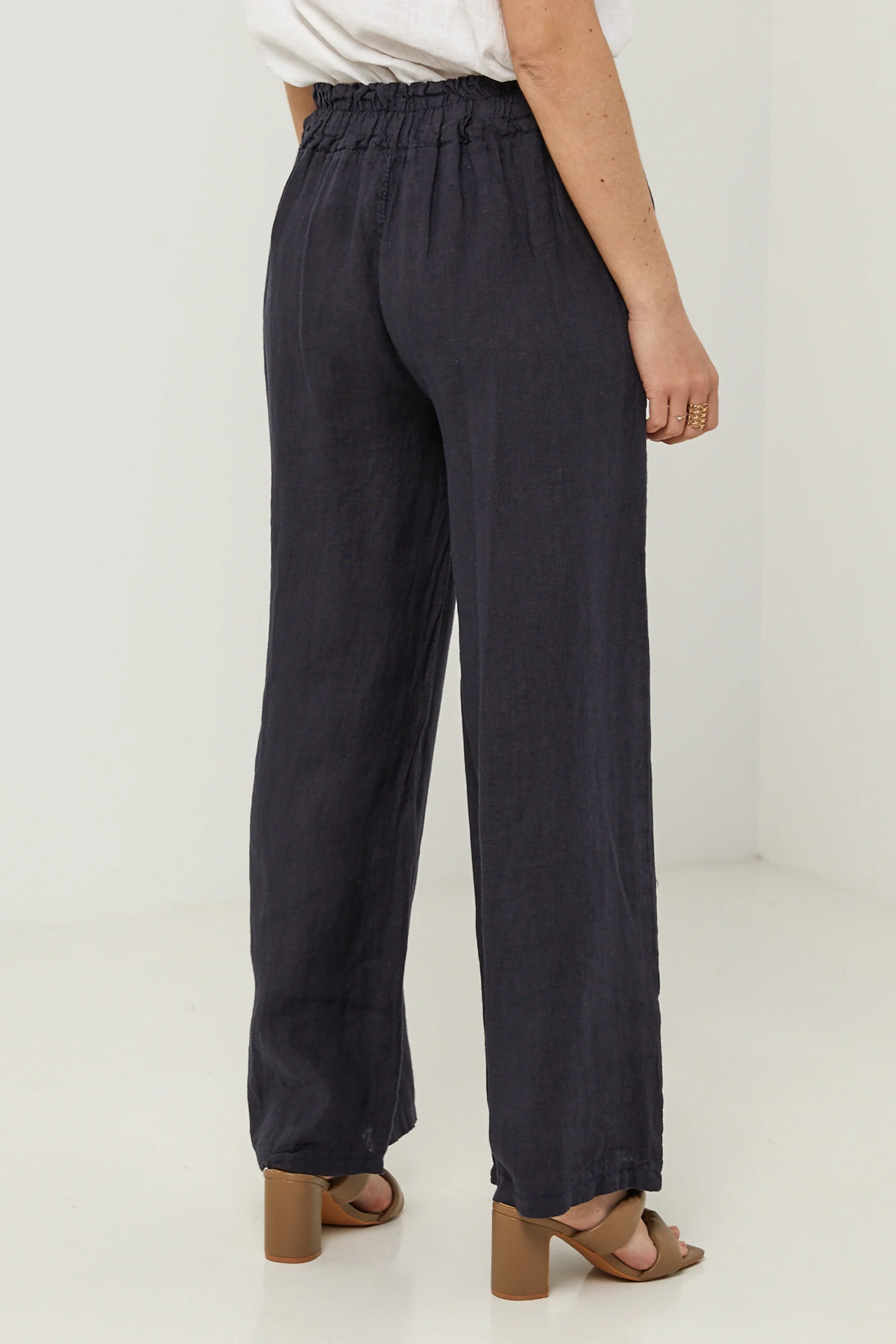 Pantalon - Marine - Femme - Image 2