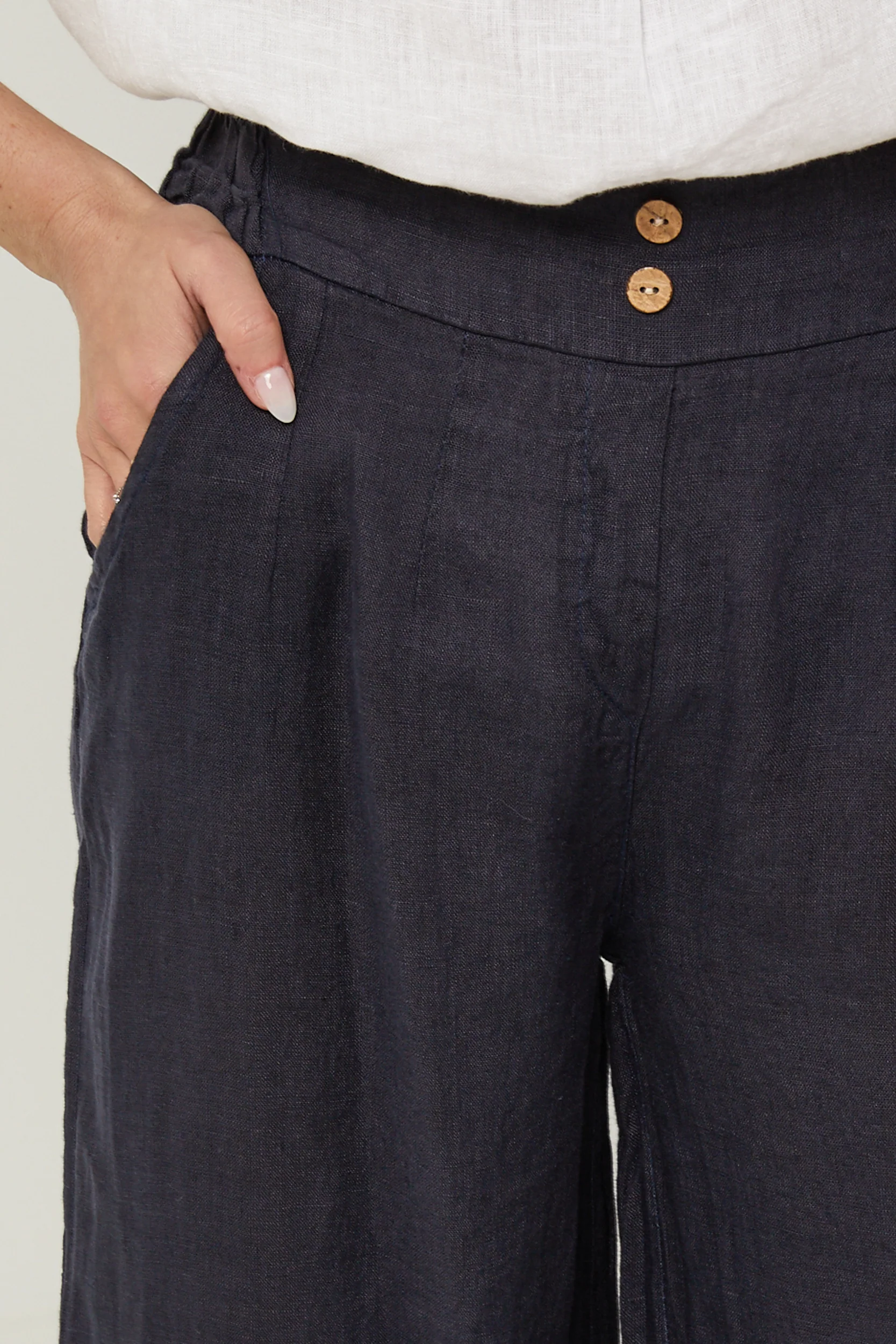 Pantalon - Marine - Femme - Image 3