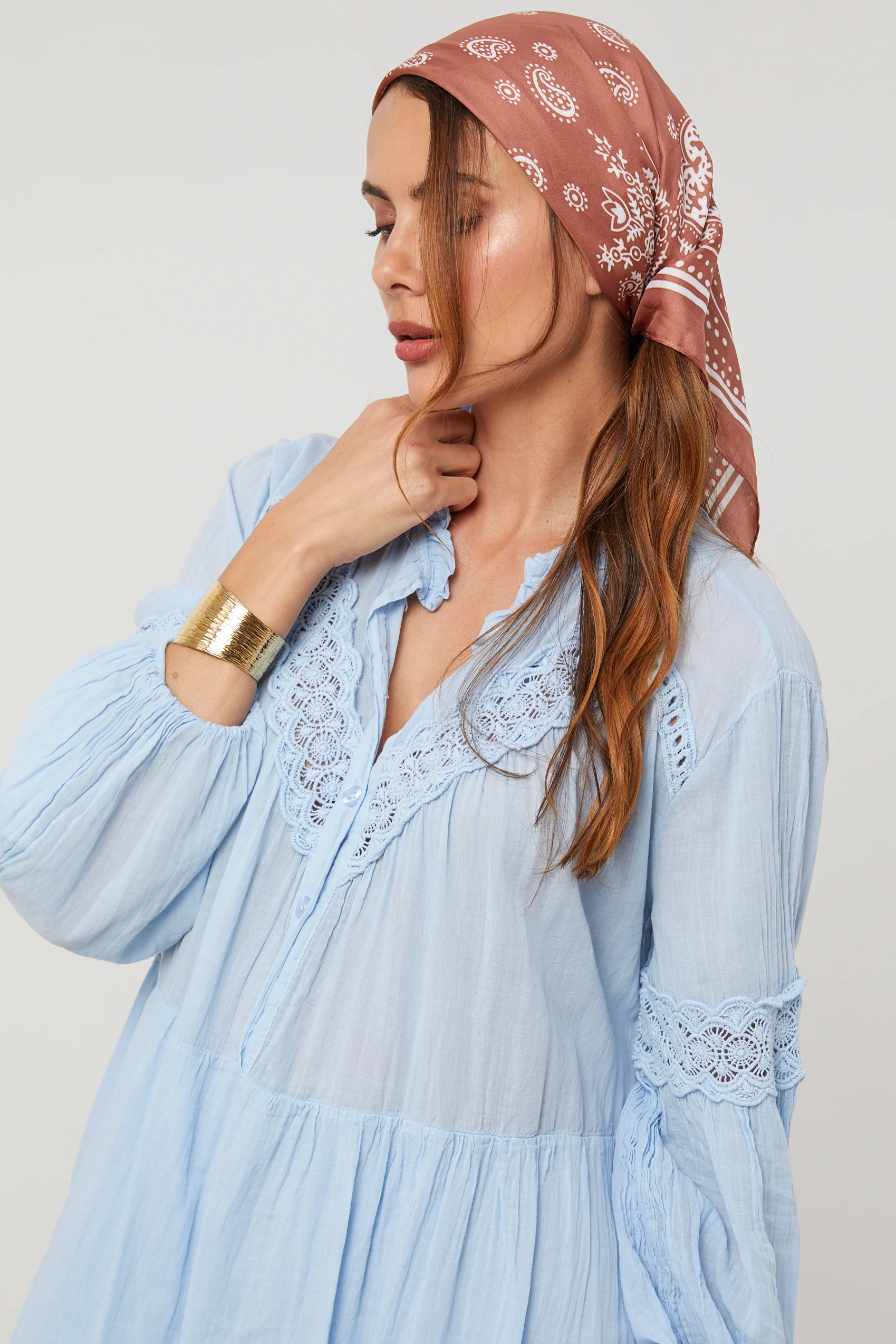 Robe - Ciel - Femme - Image 2