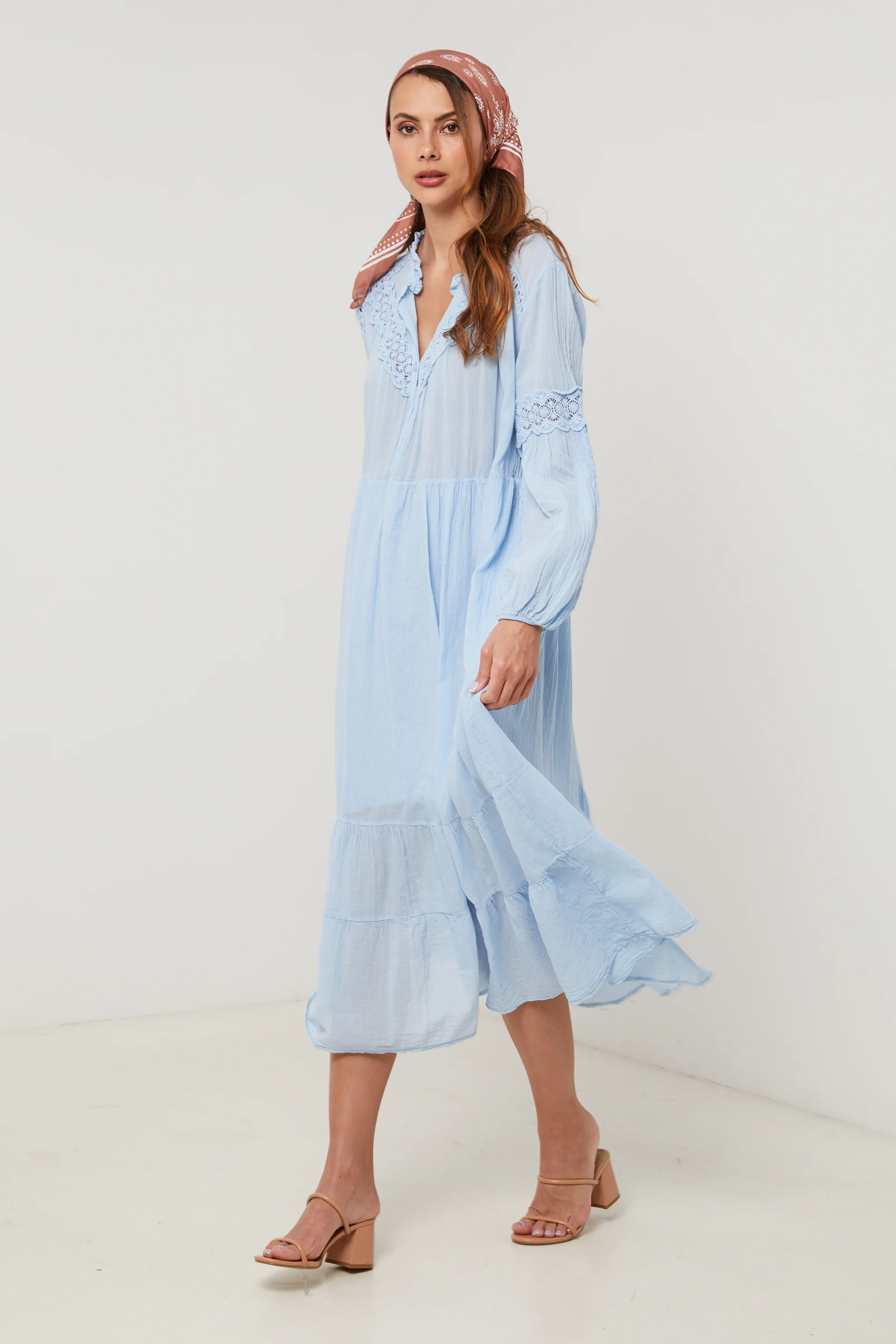 Robe - Ciel - Femme - Image 5