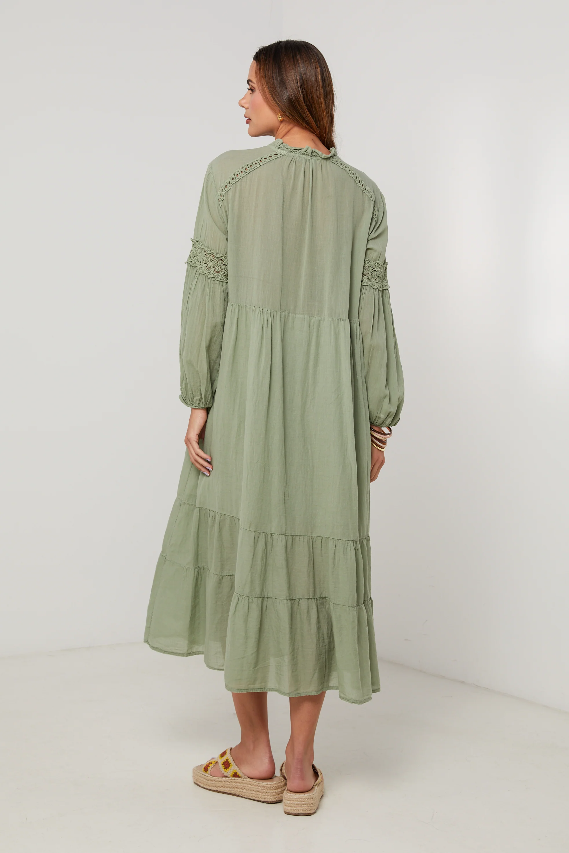 Robe - Vert - Femme - Image 3