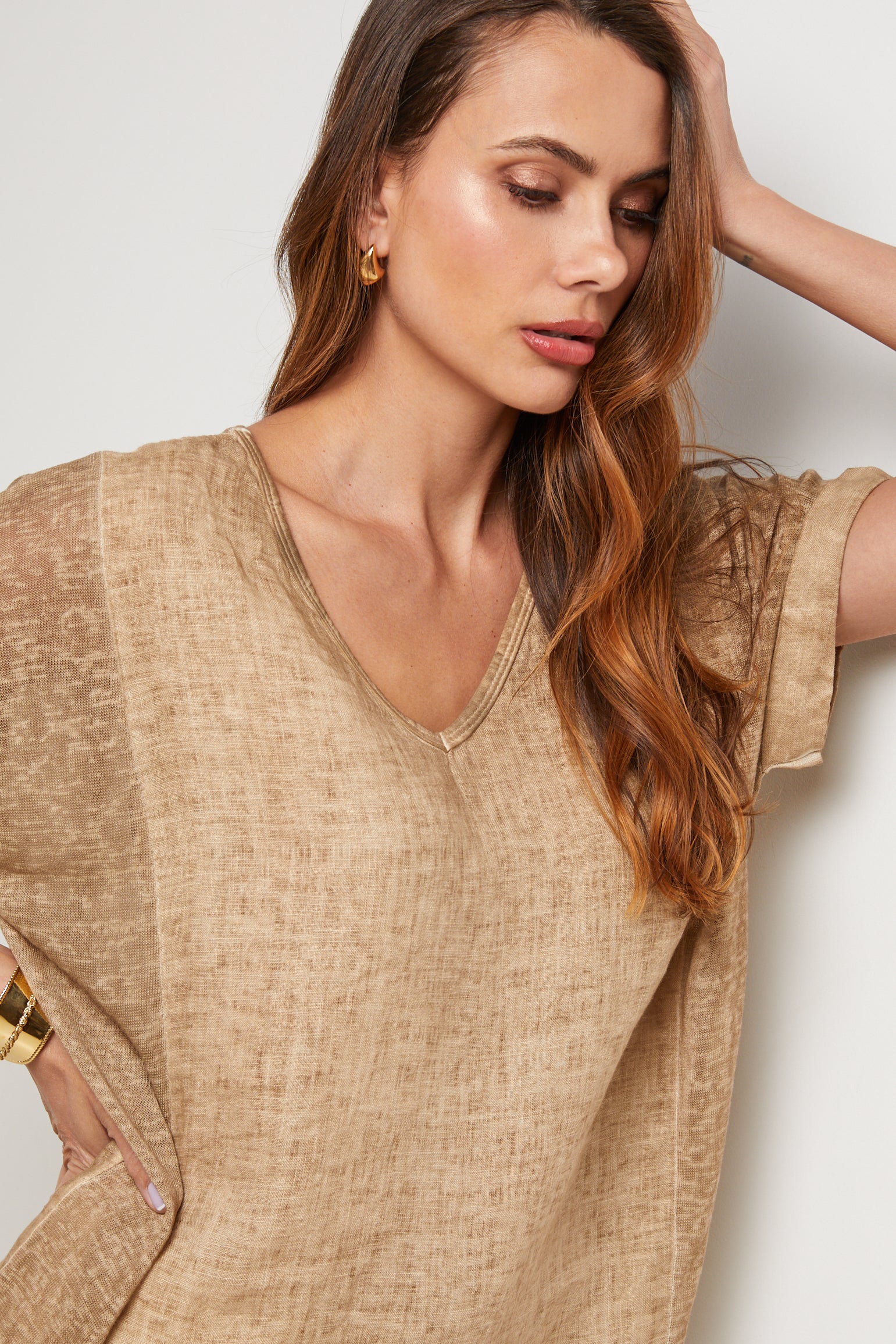 Top - Camel - Femme - Image 2