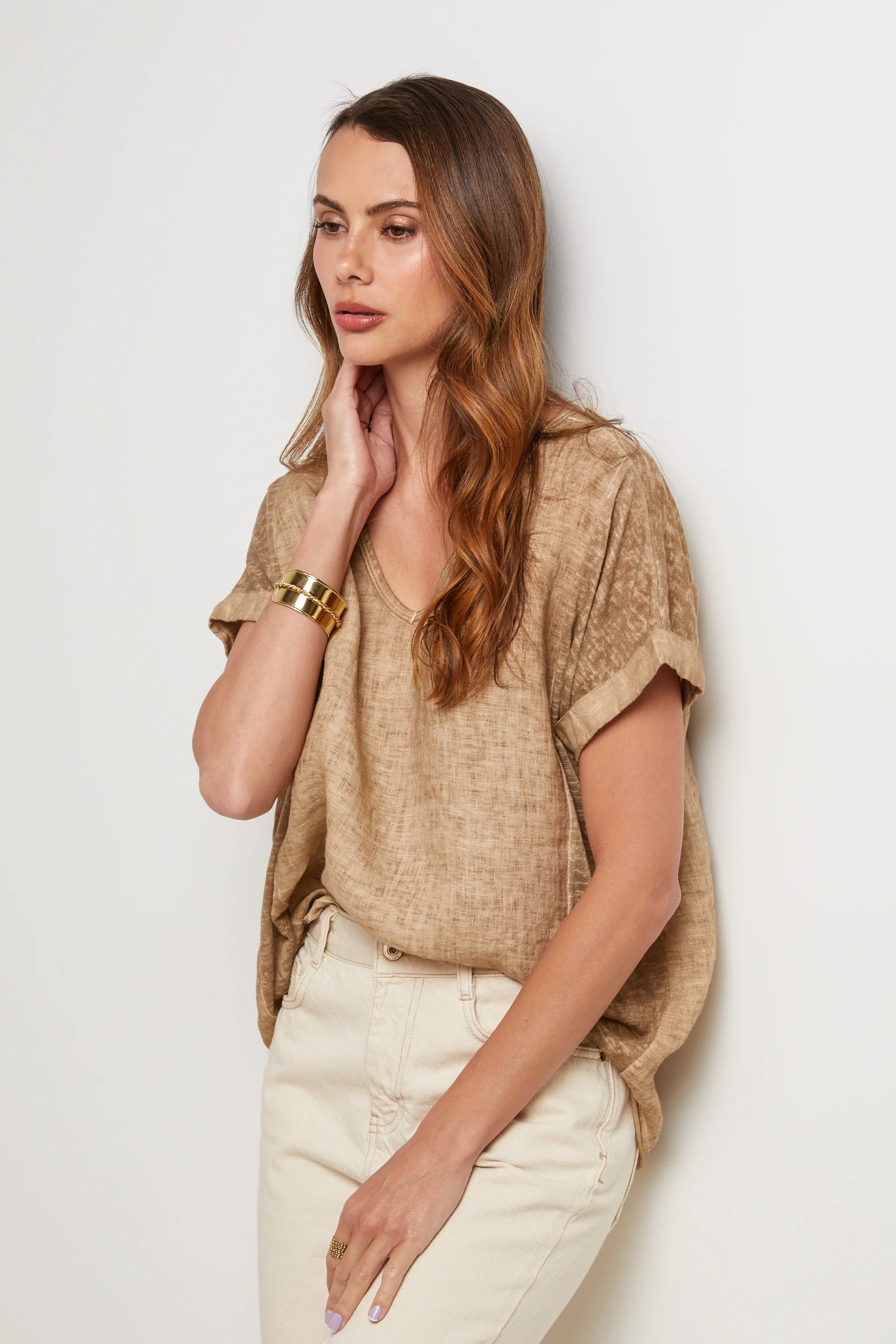Top - Camel - Femme - Image 5