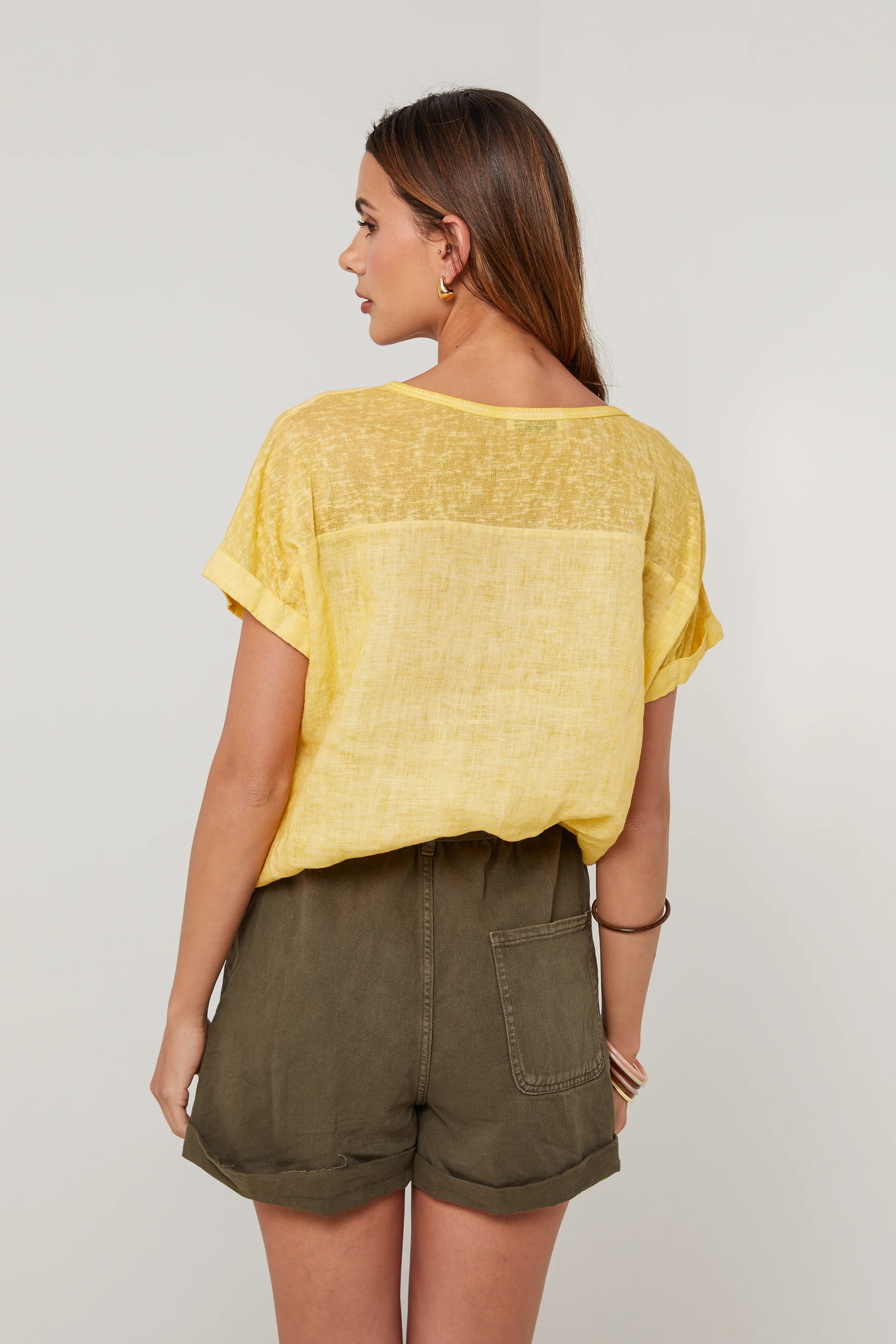 Top - Jaune - Femme - Image 2