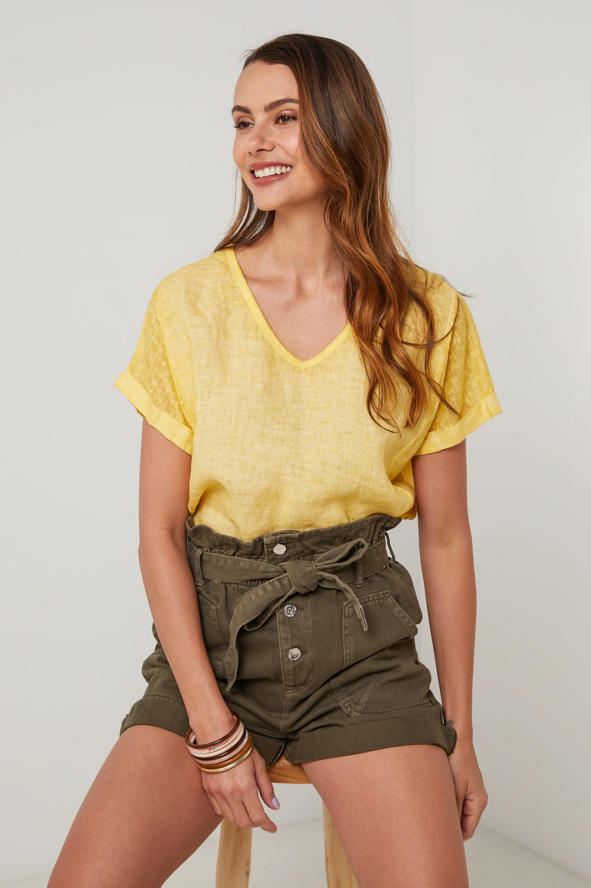 Top - Jaune - Femme - Image 5